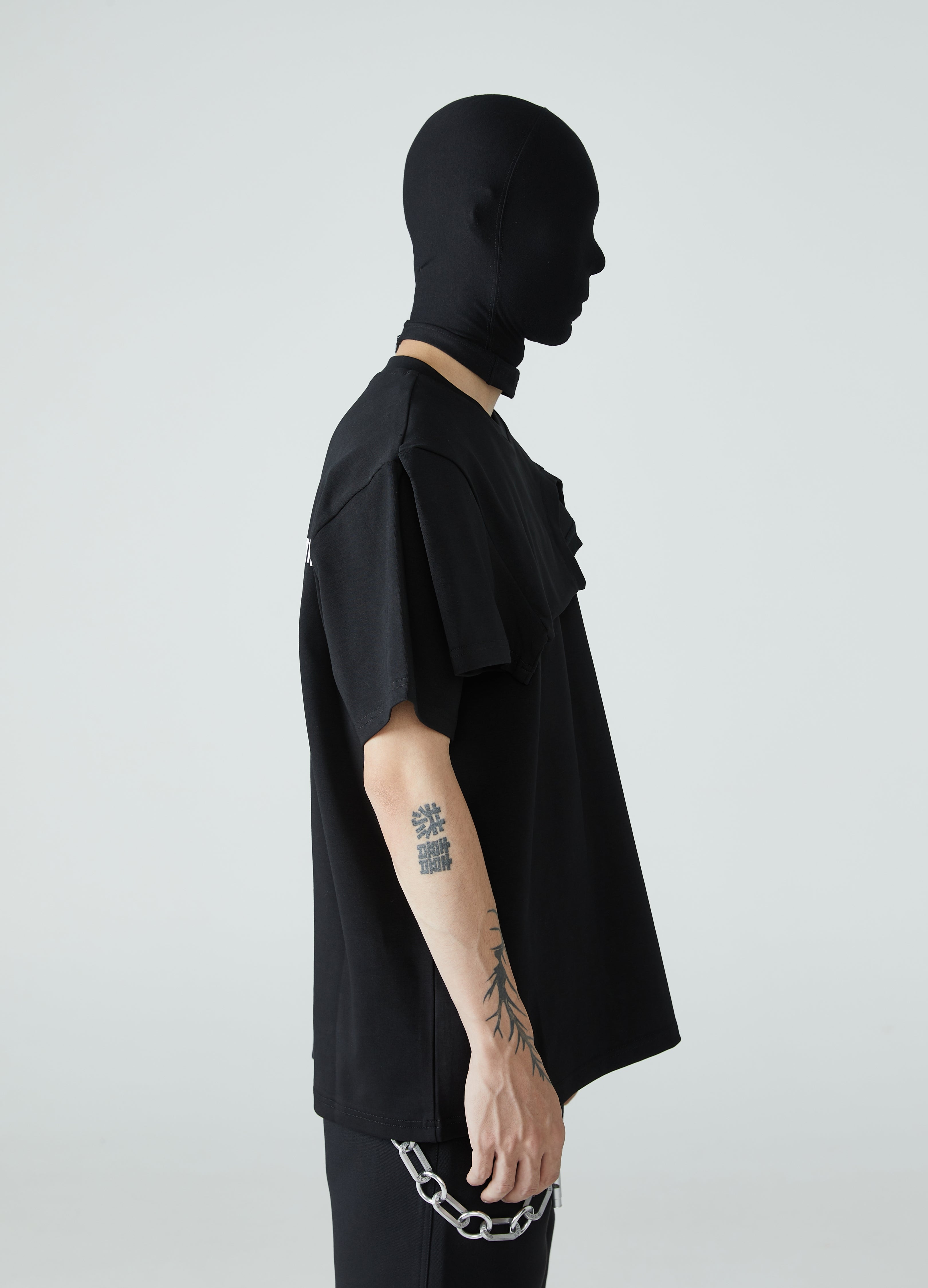 Maglietta tipografica a strati finti 23FW