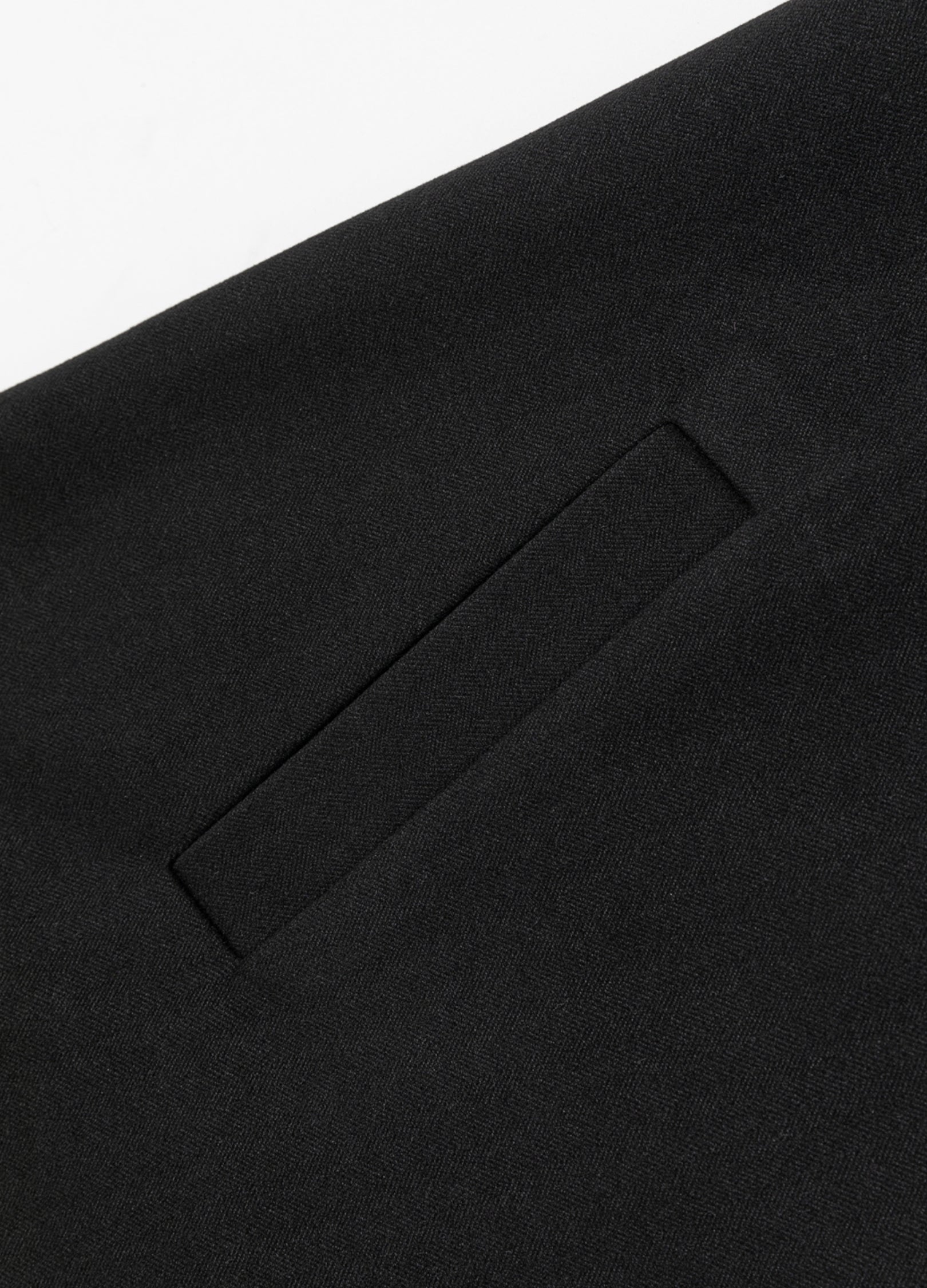 Cappotto di lana sbottonato 23FW