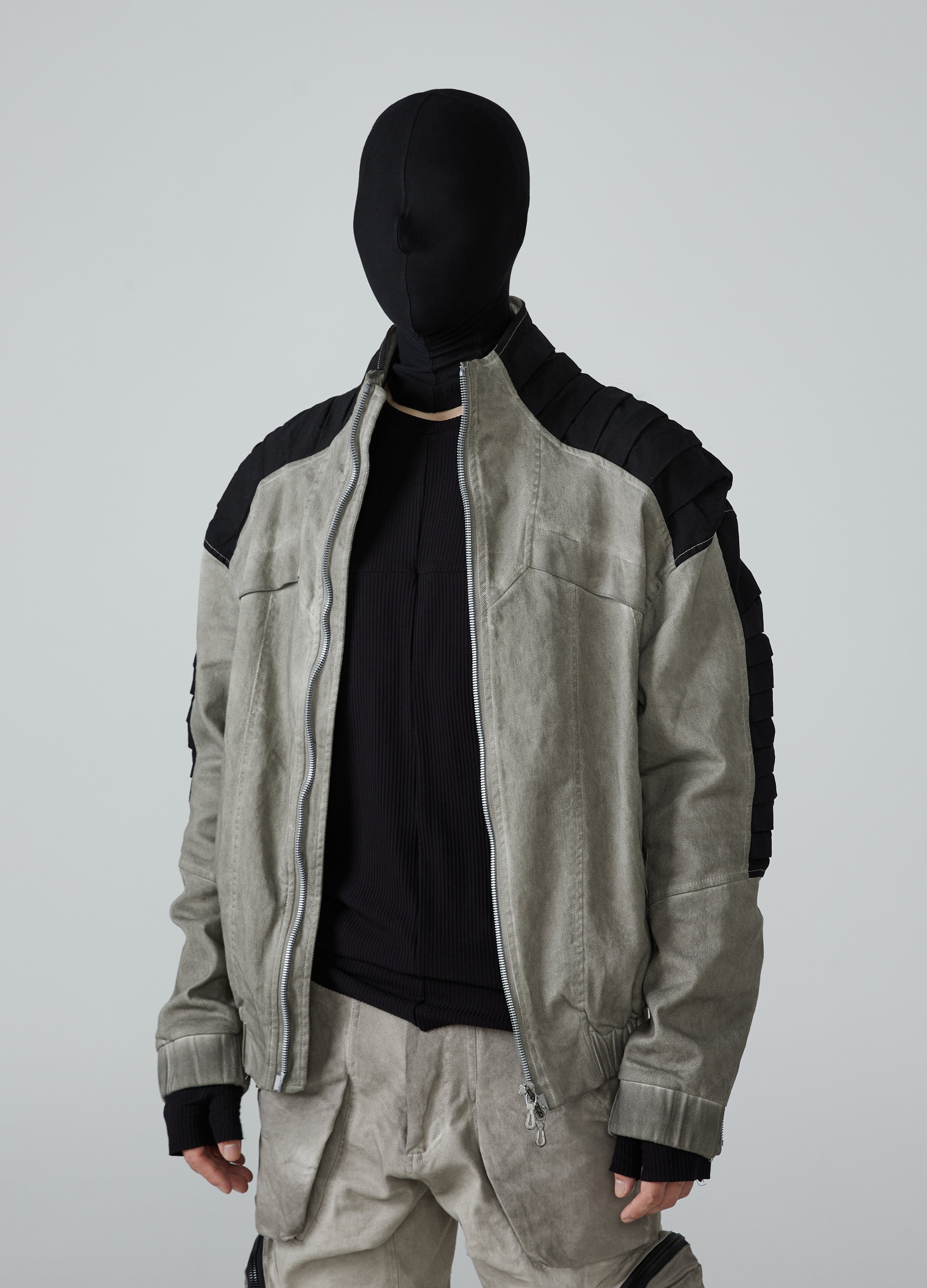 Giacca corta Wasteland Spliced Distressed