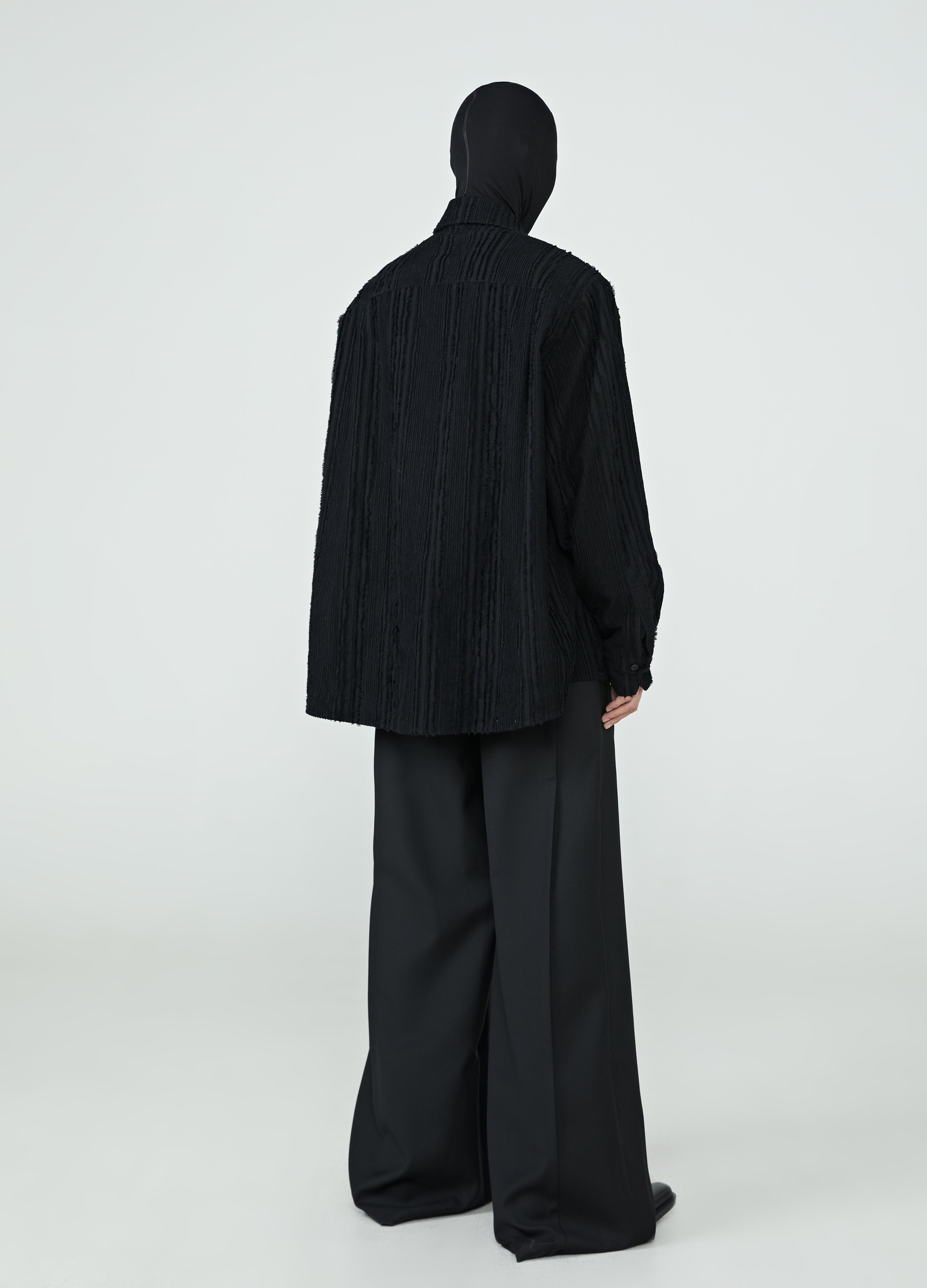 24SS Monochrome Muse Layered Shirt