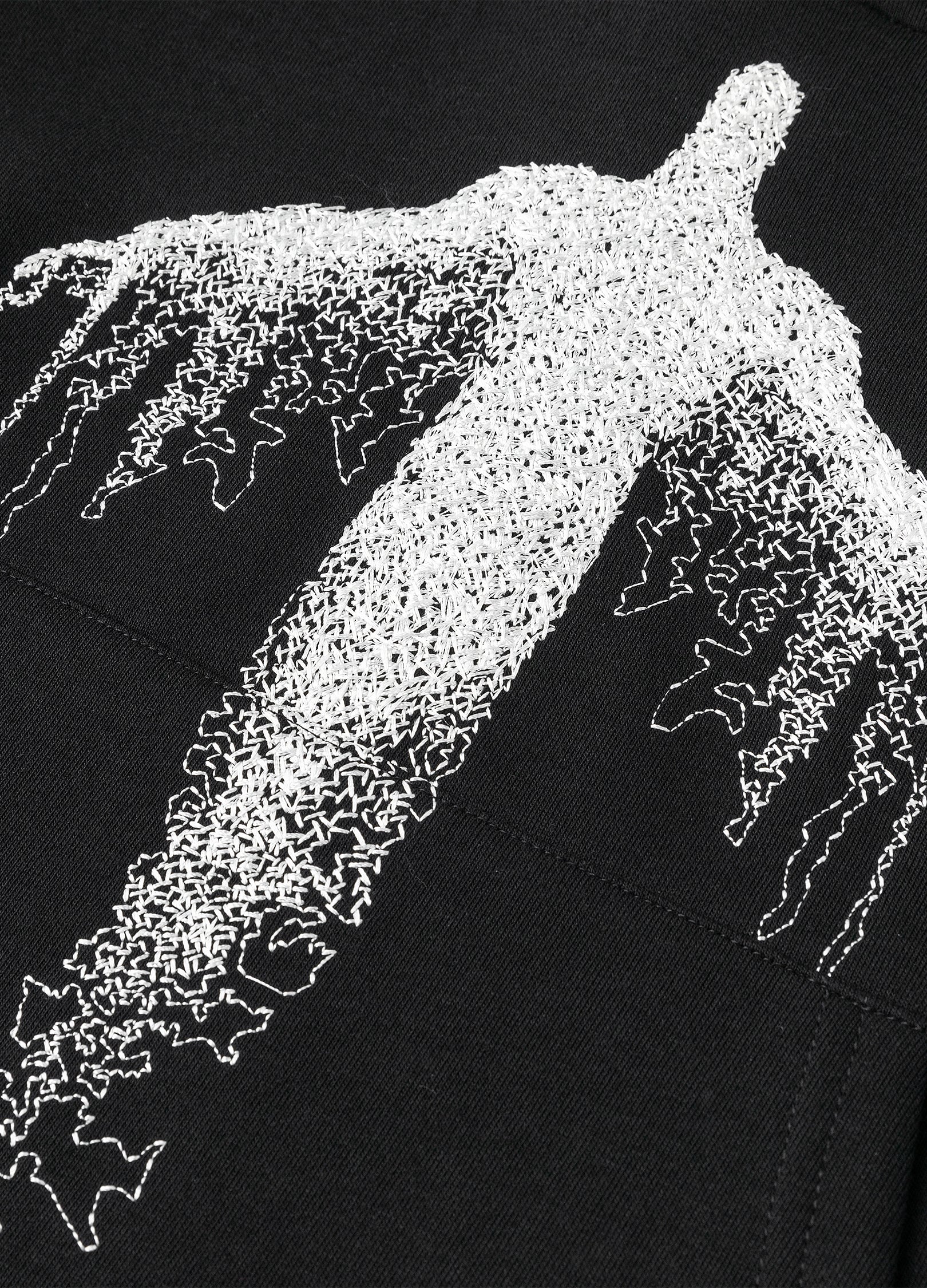 Felpa con cappuccio corta Ethereal Guardian 23SS