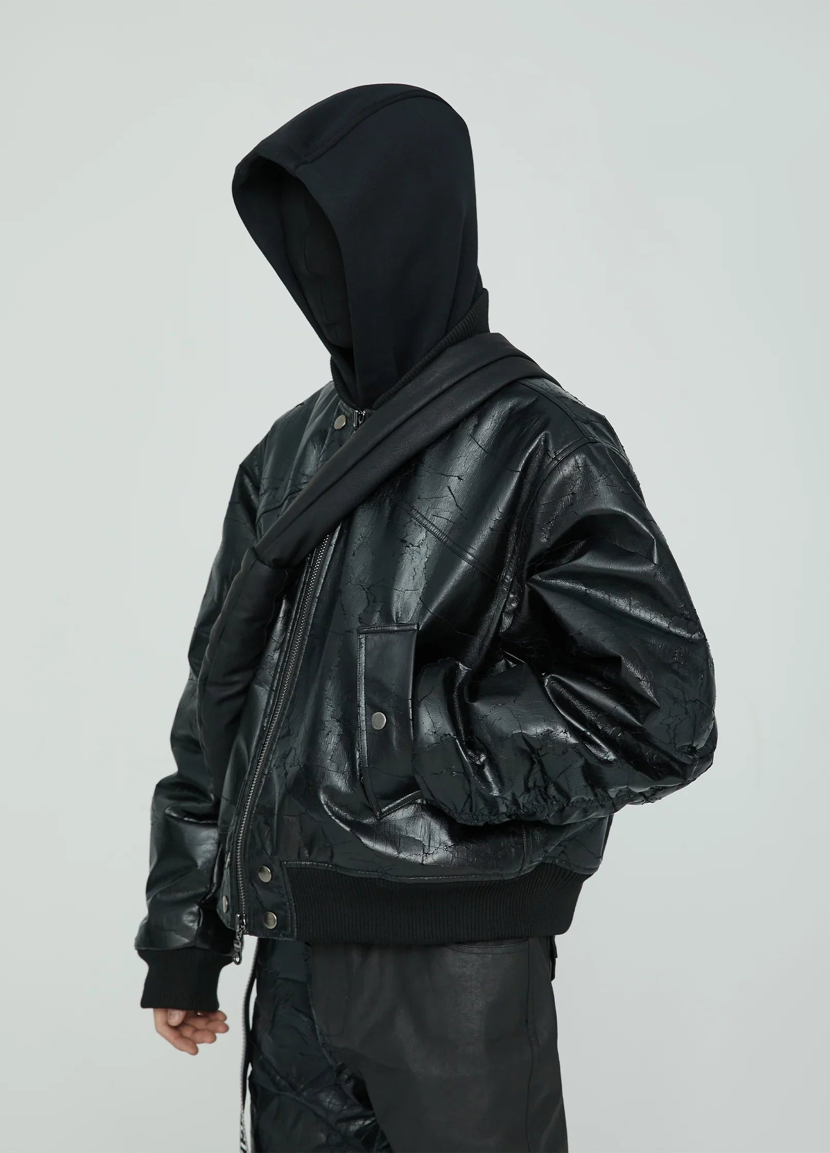 Bomber in pelle tettonica 23SS