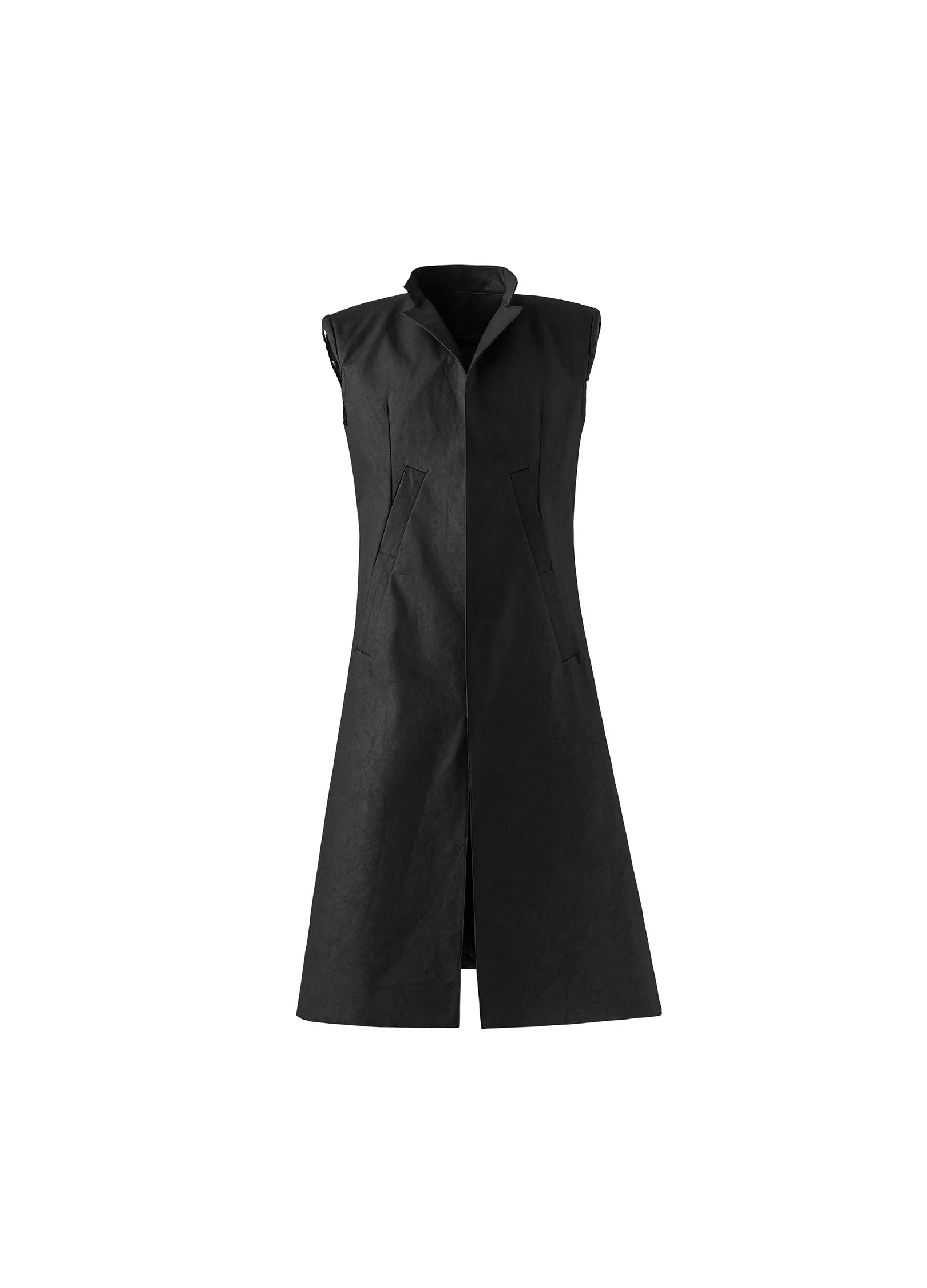 Cappotto cerato Fortress nero 23SS