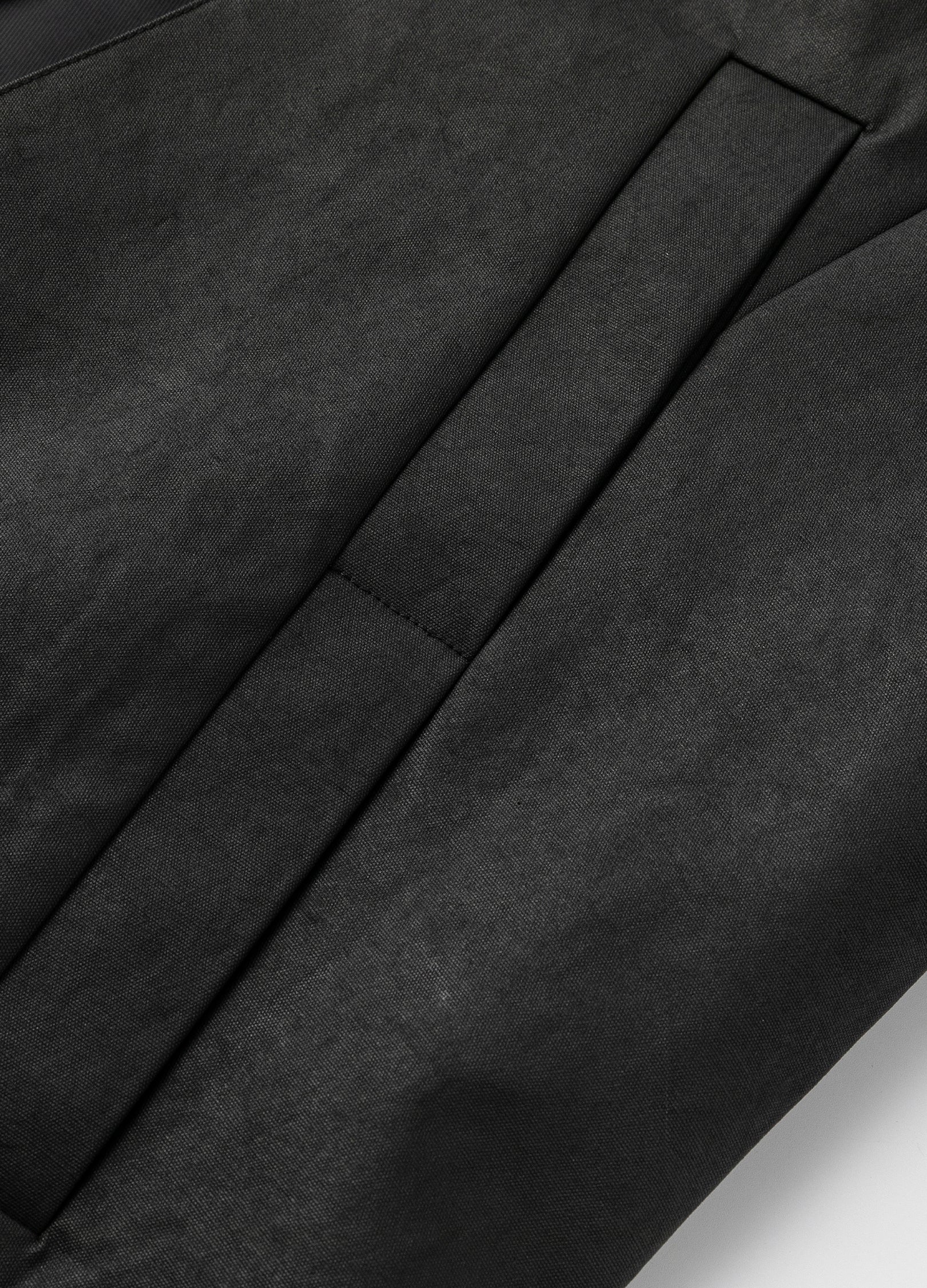 Cappotto cerato Fortress nero 23SS