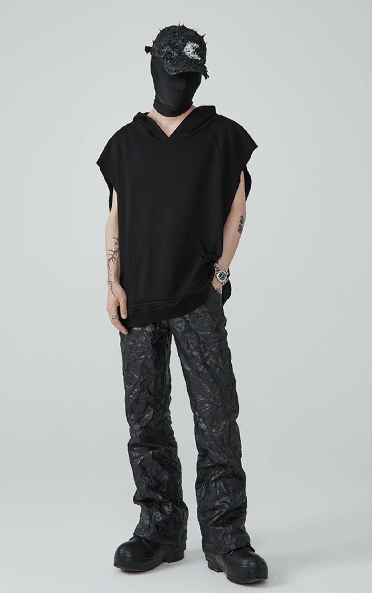 Gilet con cappuccio Ebon Empress 21FW