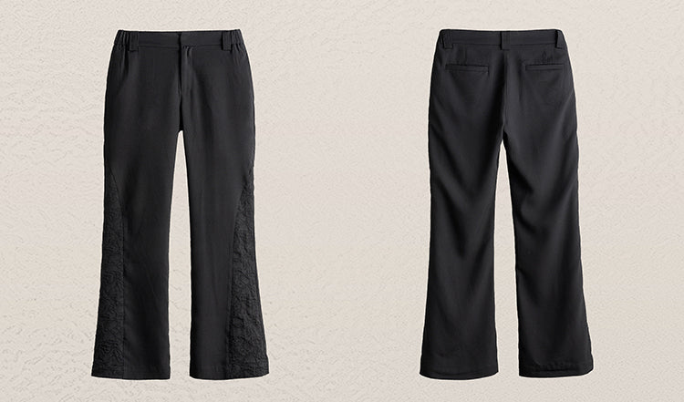 Pantaloni a zampa DP PARADIS 23AW ACETIC