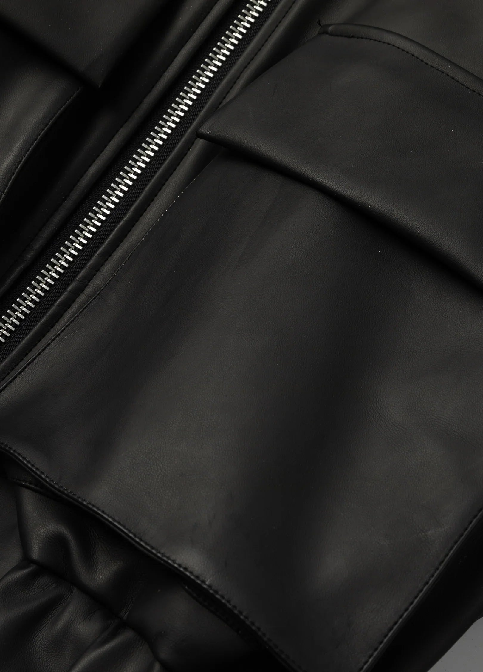 23SS Urban Knight Padded Leather Jacket