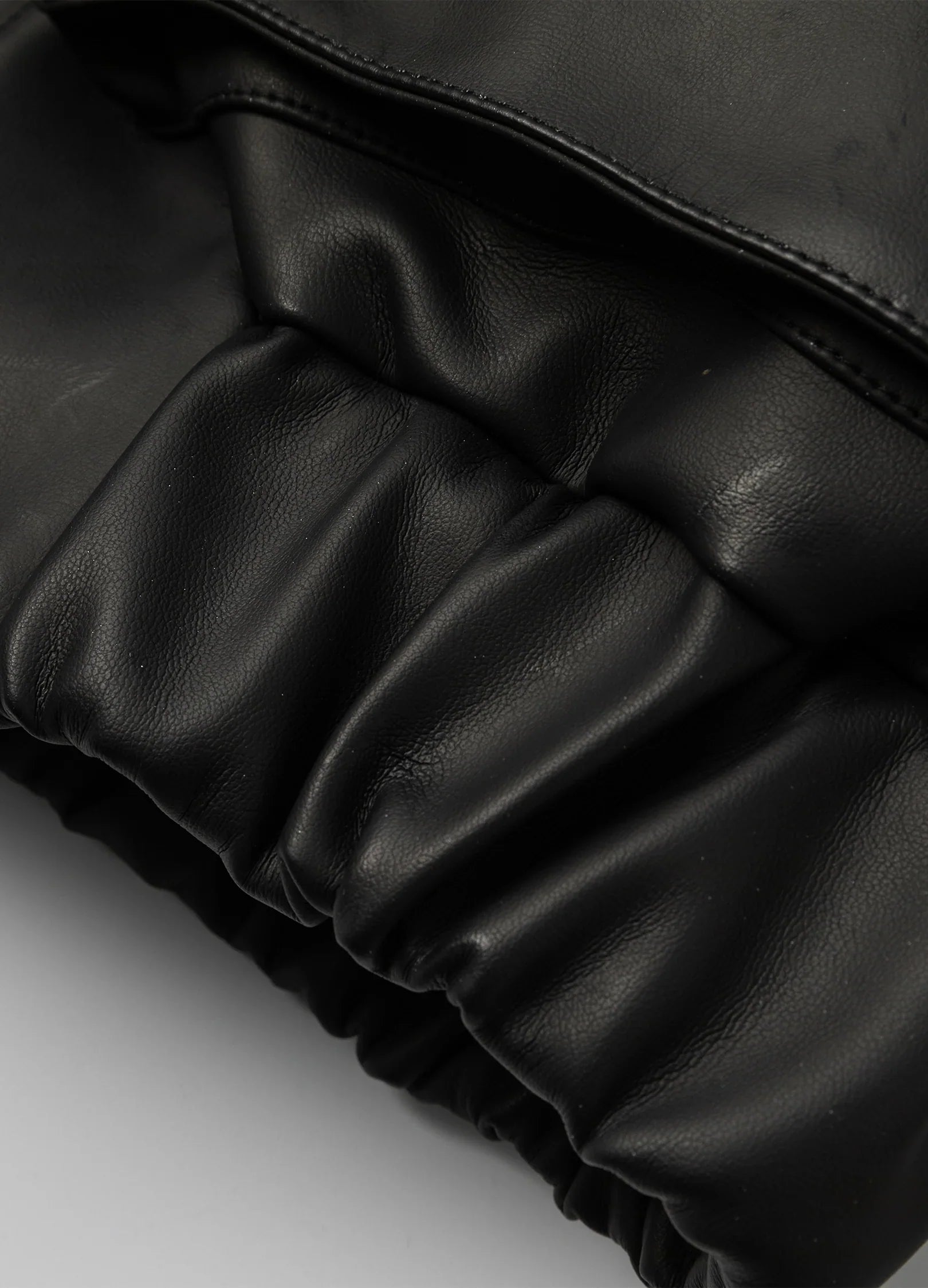 23SS Urban Knight Padded Leather Jacket