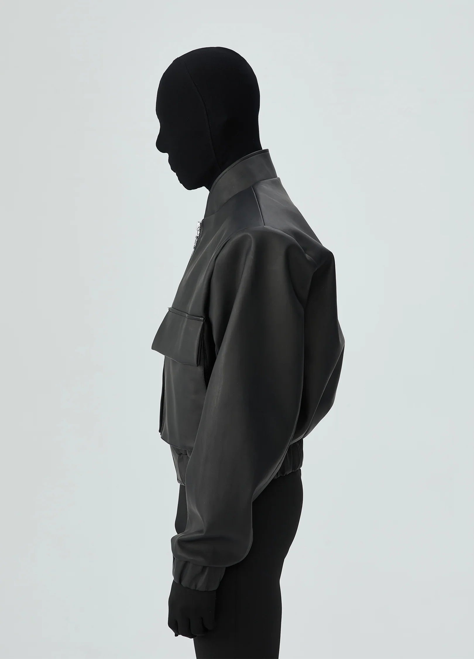 23SS Urban Knight Padded Leather Jacket