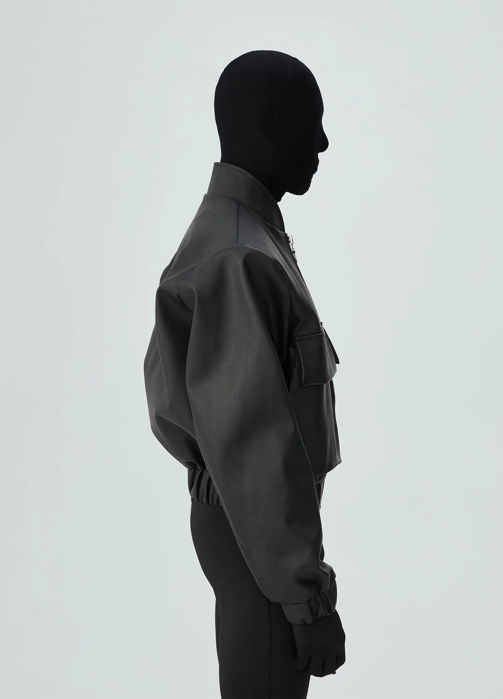 23SS Urban Knight Padded Leather Jacket