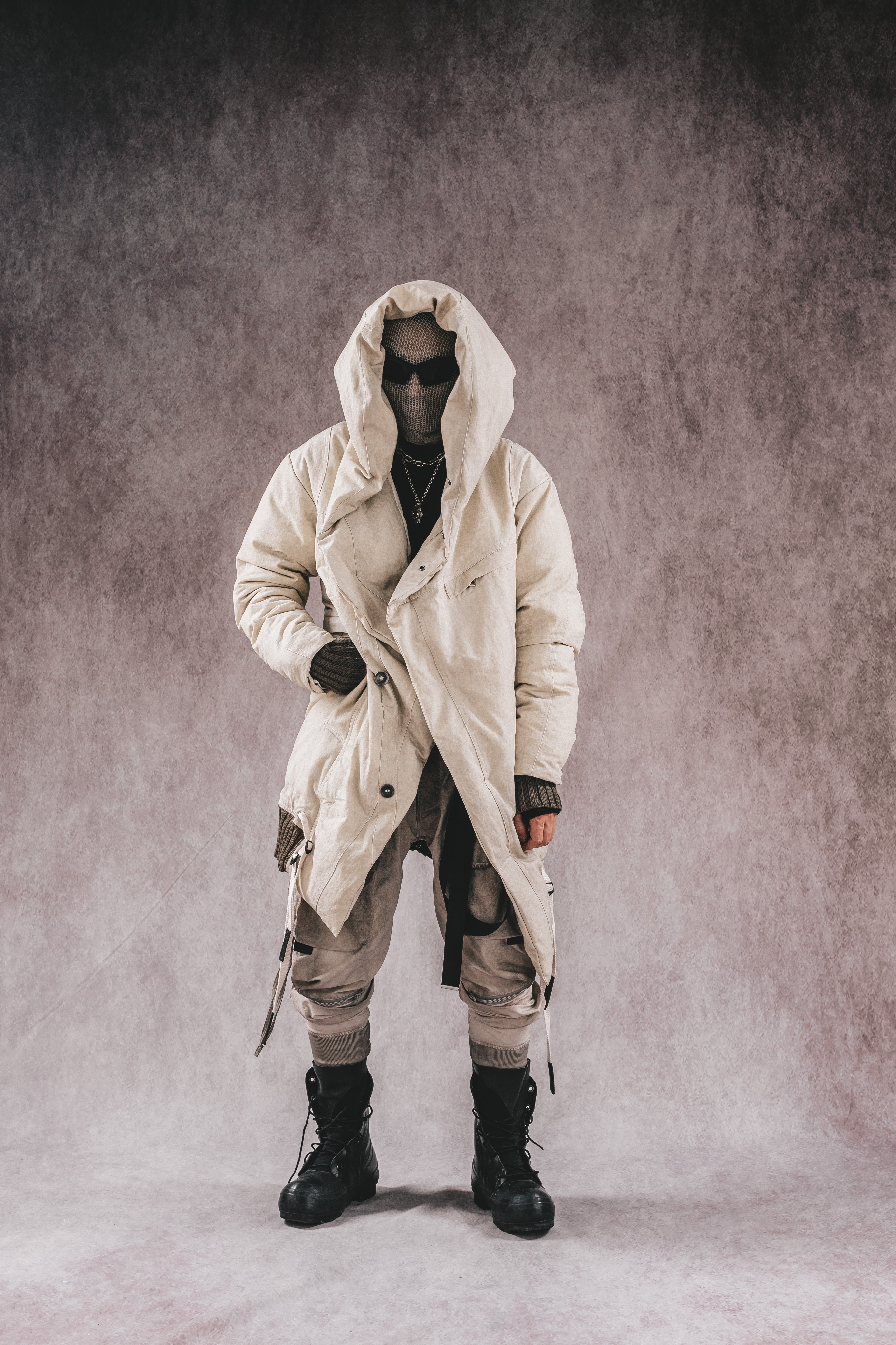 FELPA CON CAPPUCCIO IMBOTTITA DRKLEI ICEFIELD WIZARD