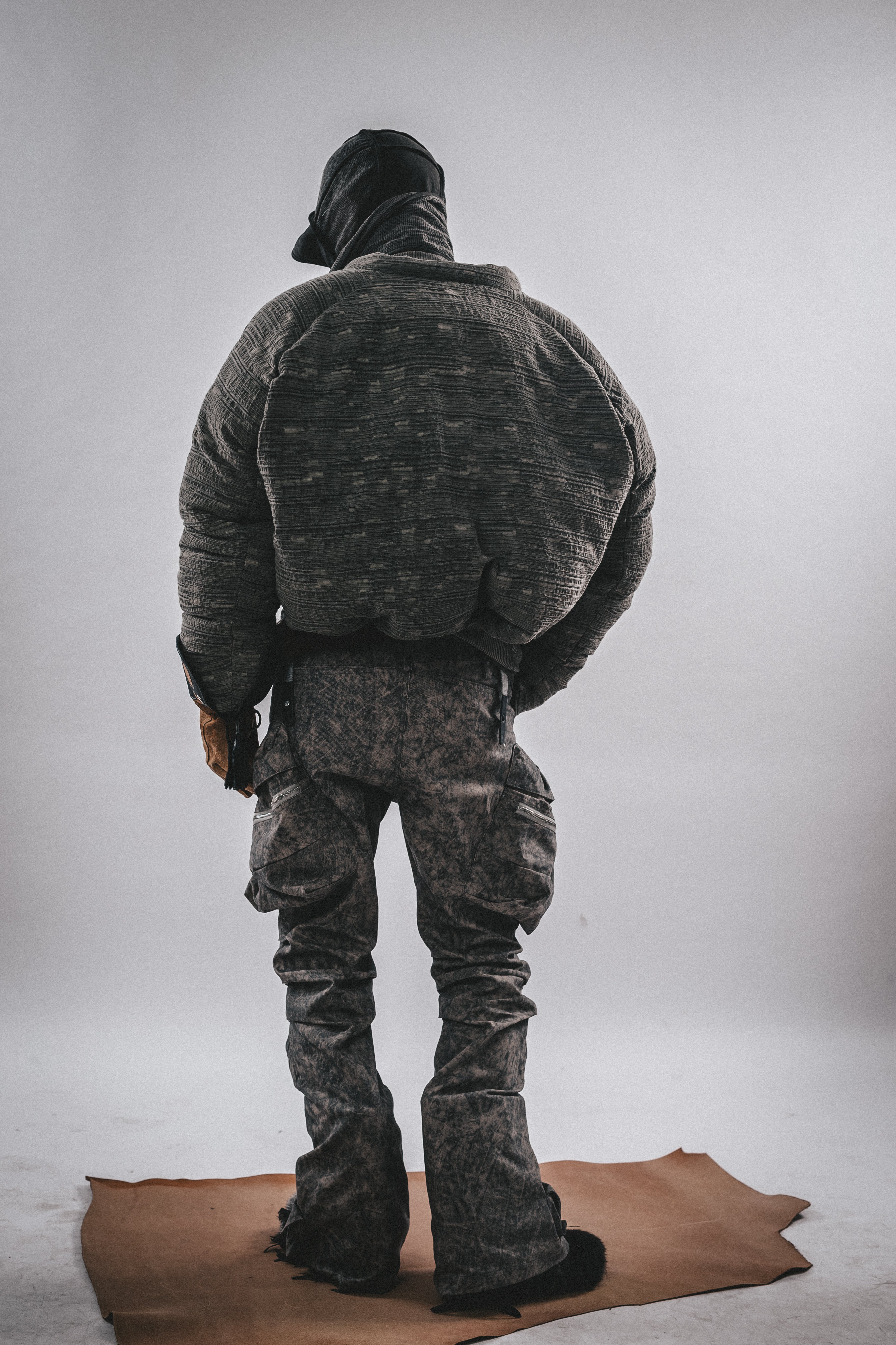 Giacca imbottita con texture Wasteland DRKLEI