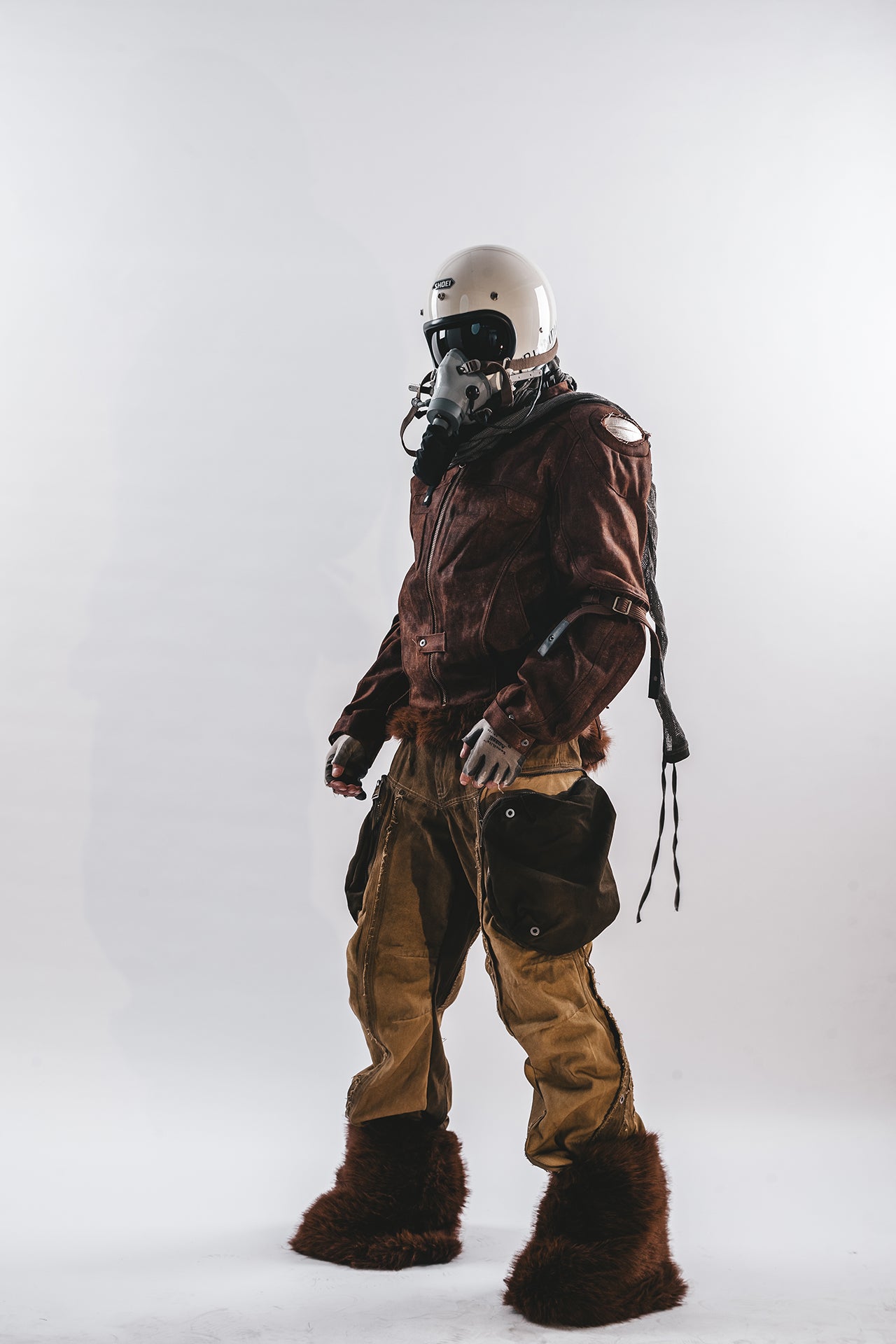 PANTALONI ORION CON BORDO CONSUMATO DRKLEI