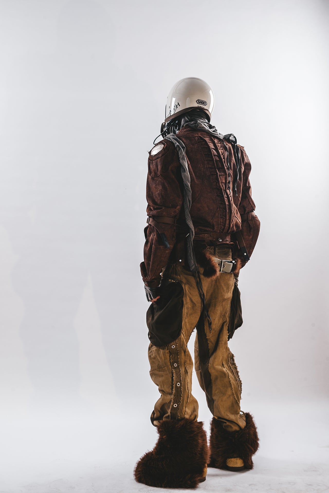 PANTALONI ORION CON BORDO CONSUMATO DRKLEI