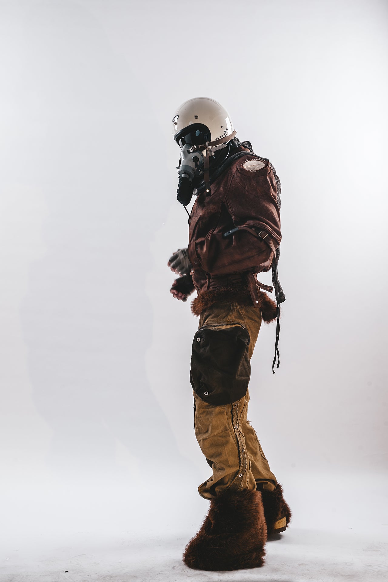 PANTALONI ORION CON BORDO CONSUMATO DRKLEI