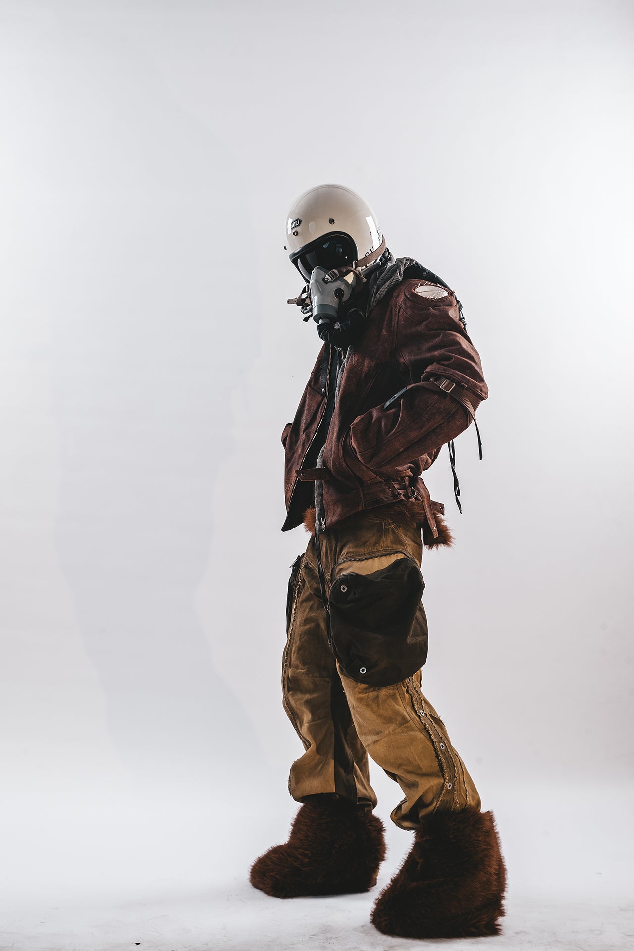 PANTALONI ORION CON BORDO CONSUMATO DRKLEI