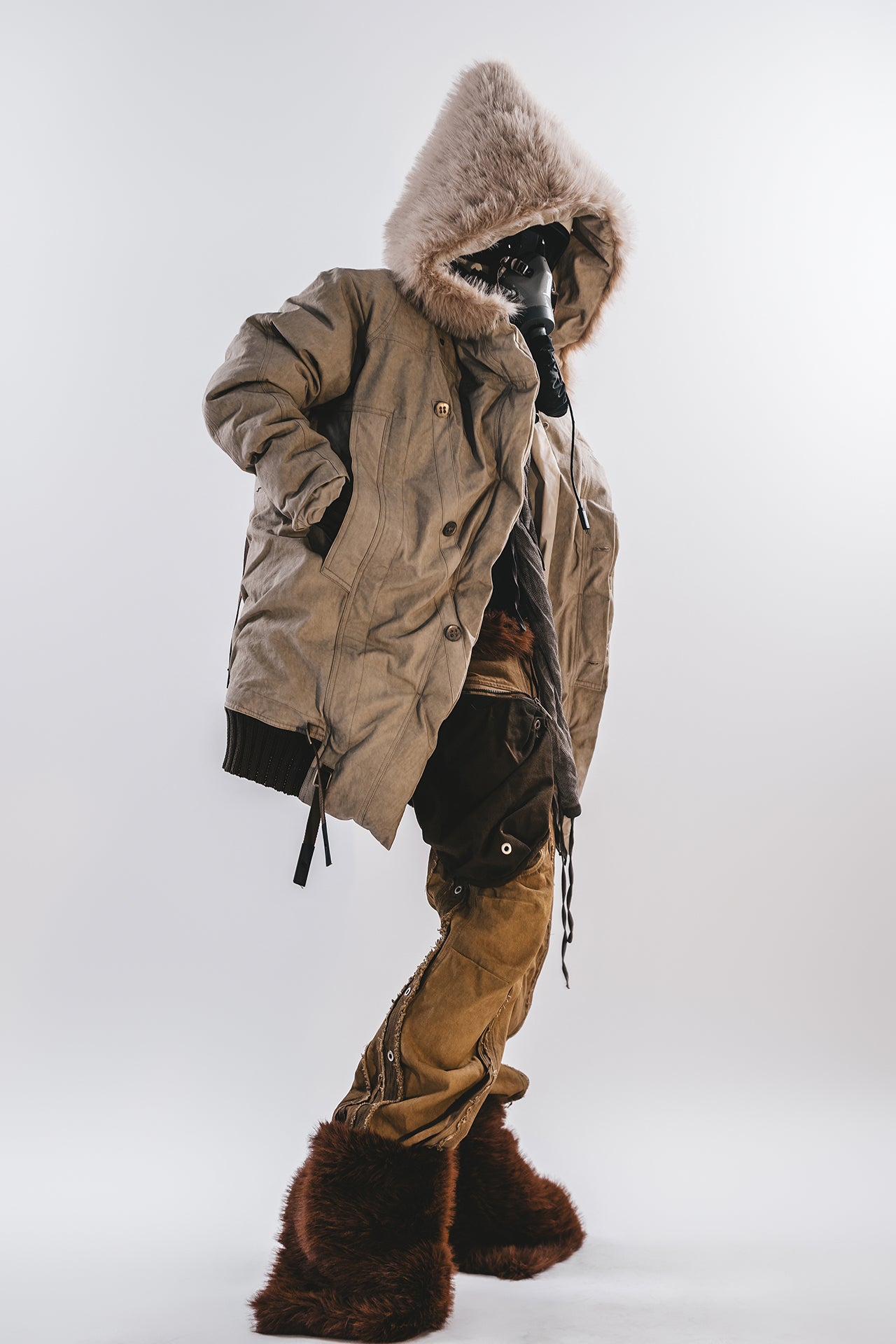 PARKA DA NEVE CON CAPPUCCIO GLACIER DRKLEI