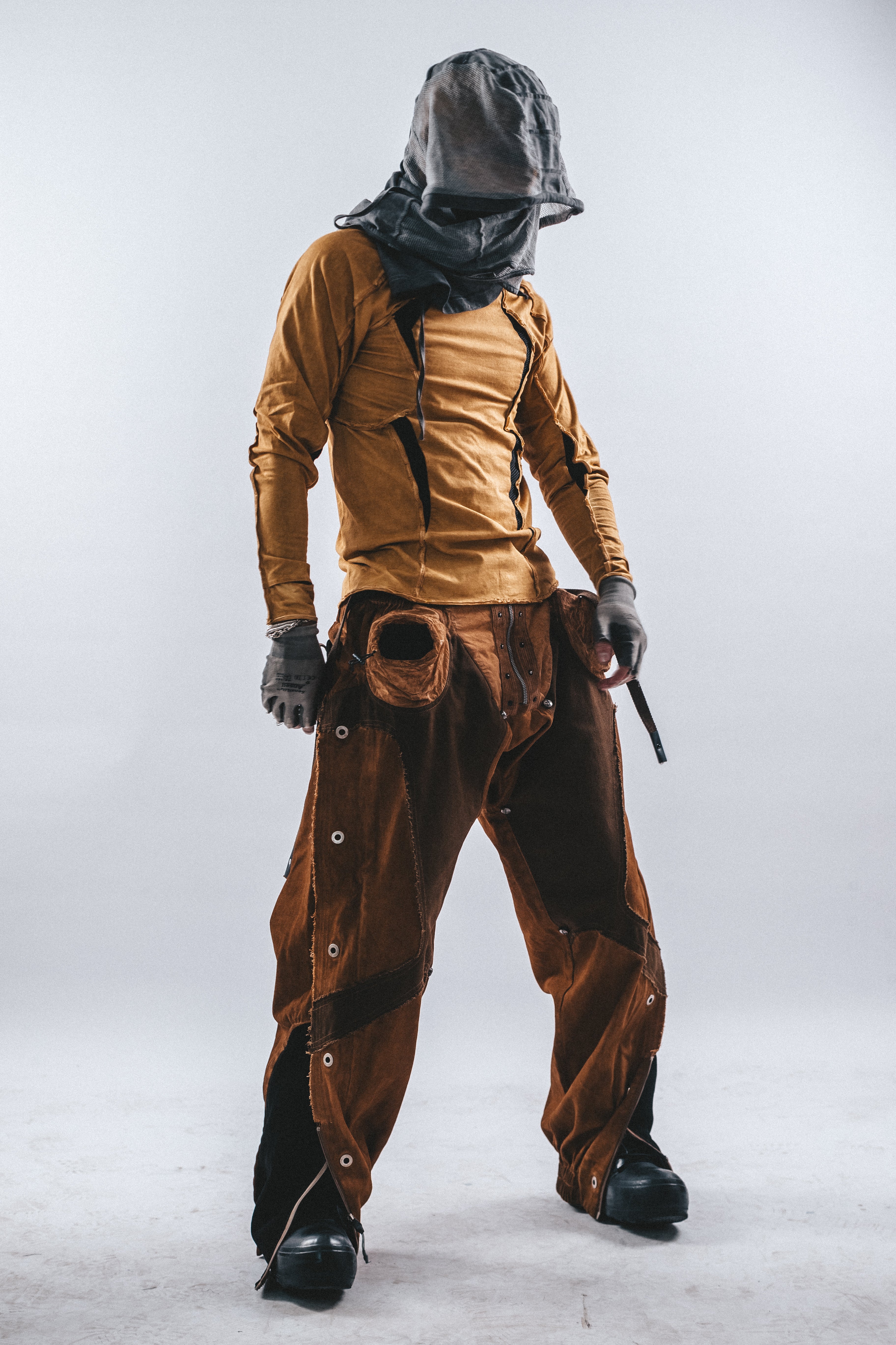 DRKLEI MULTI-ZIP LUMBER CARGO PANTS
