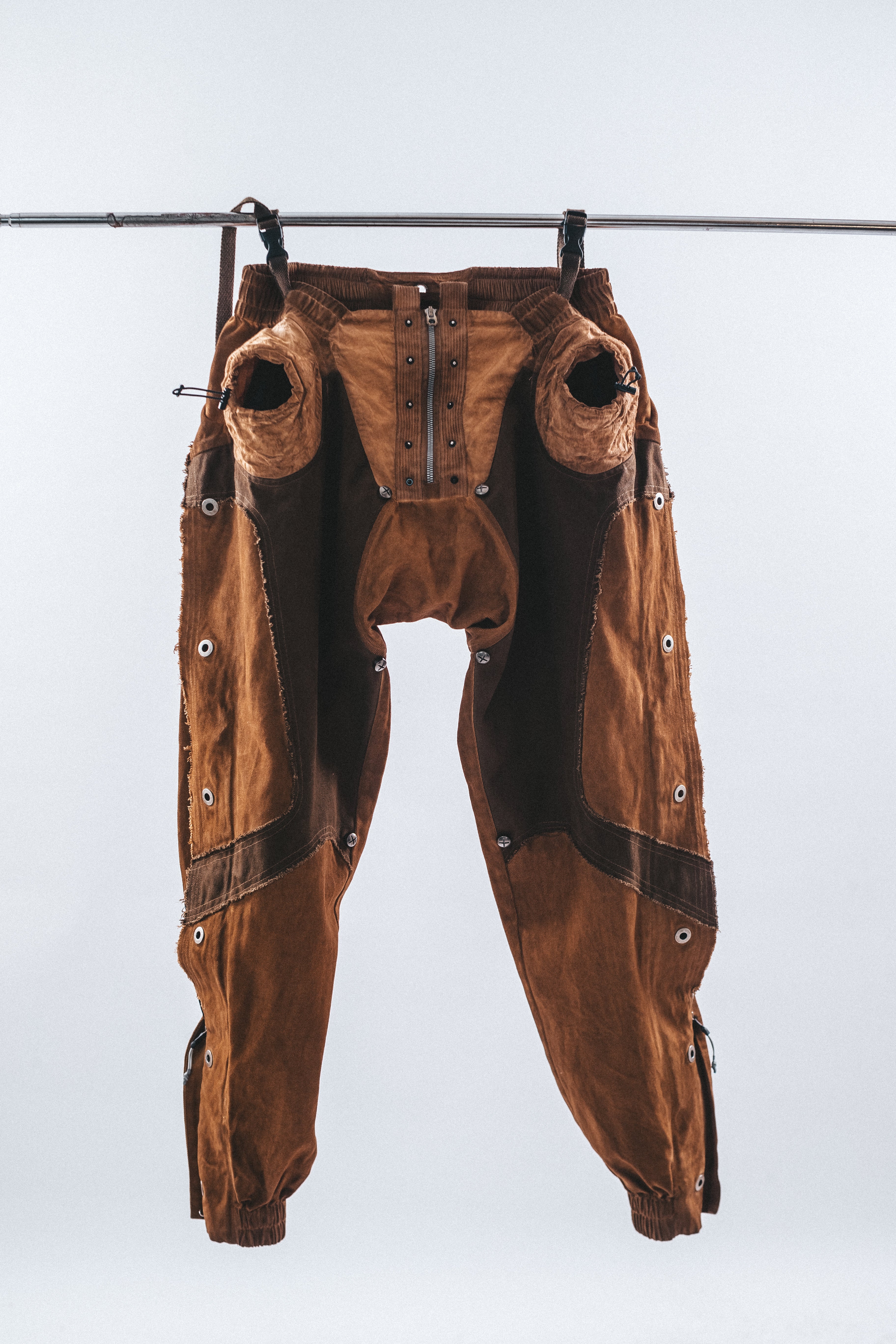 DRKLEI MULTI-ZIP LUMBER CARGO PANTS