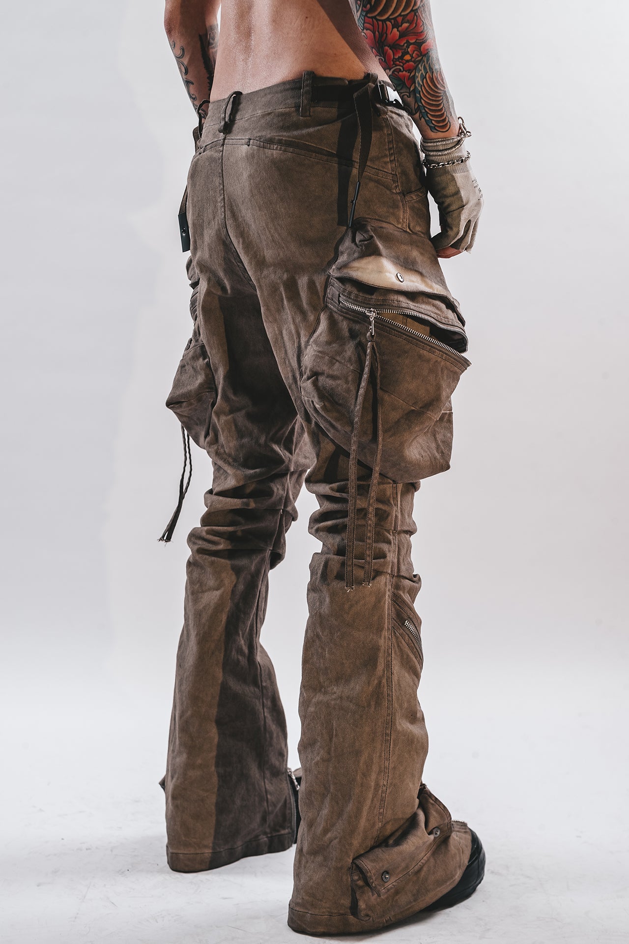 PANTALONI DRKLEI ZIP ARC STACKED