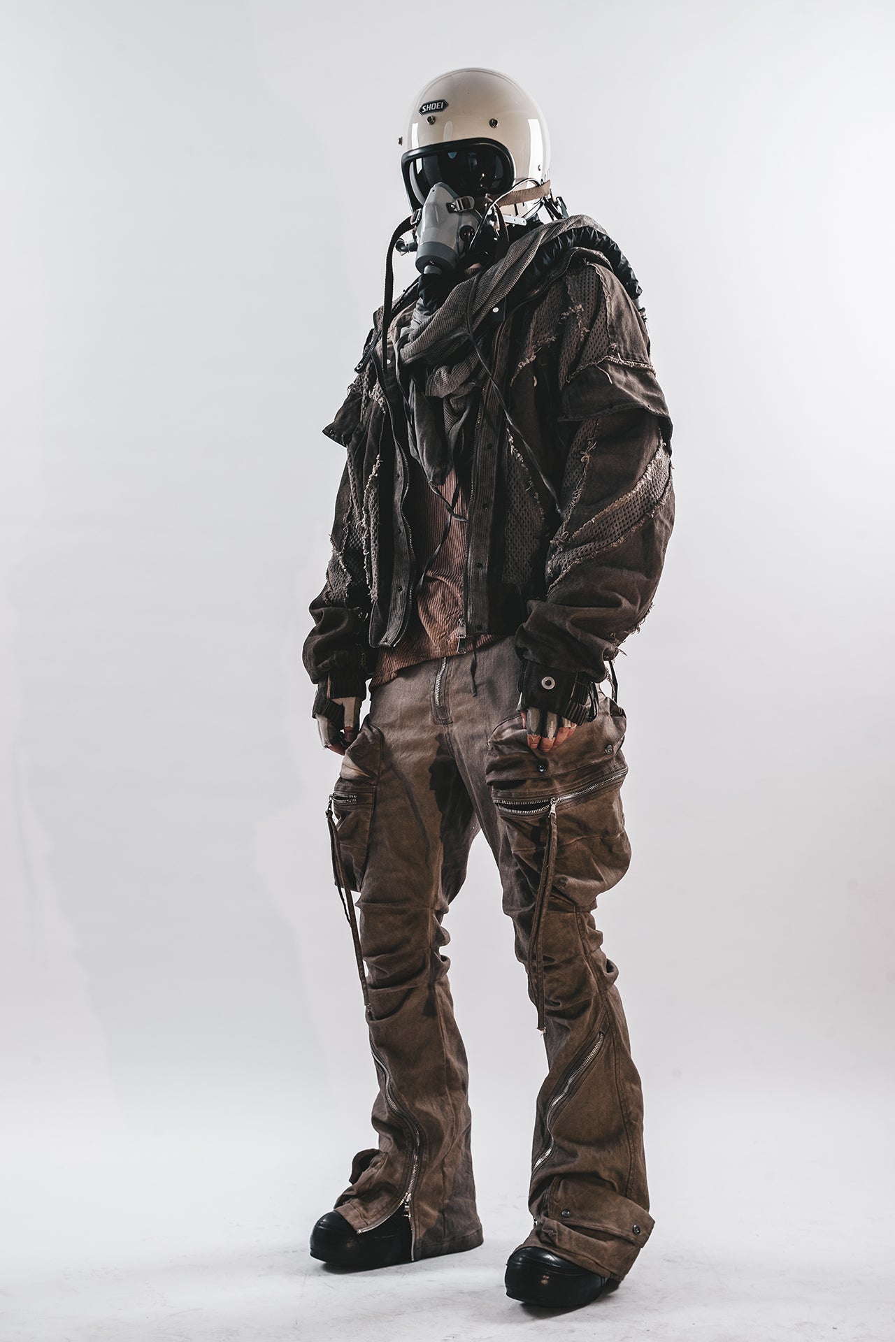 PANTALONI DRKLEI ZIP ARC STACKED