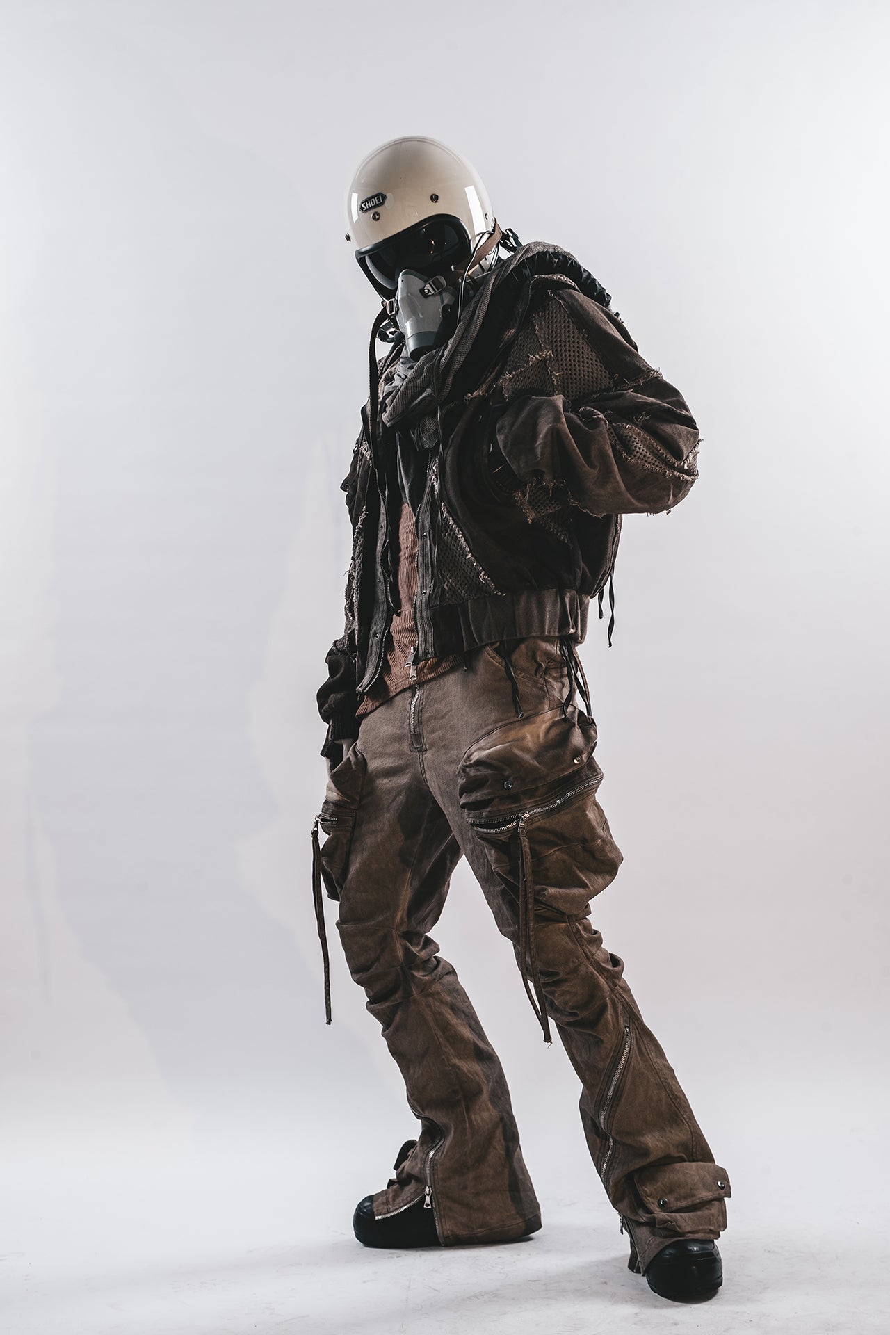 PANTALONI DRKLEI ZIP ARC STACKED