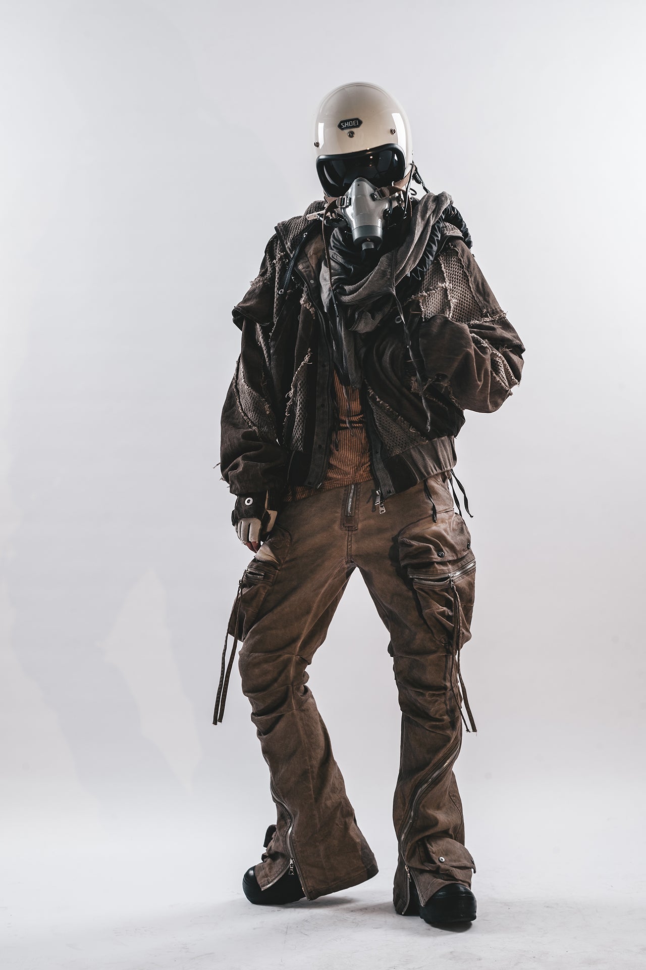 PANTALONI DRKLEI ZIP ARC STACKED