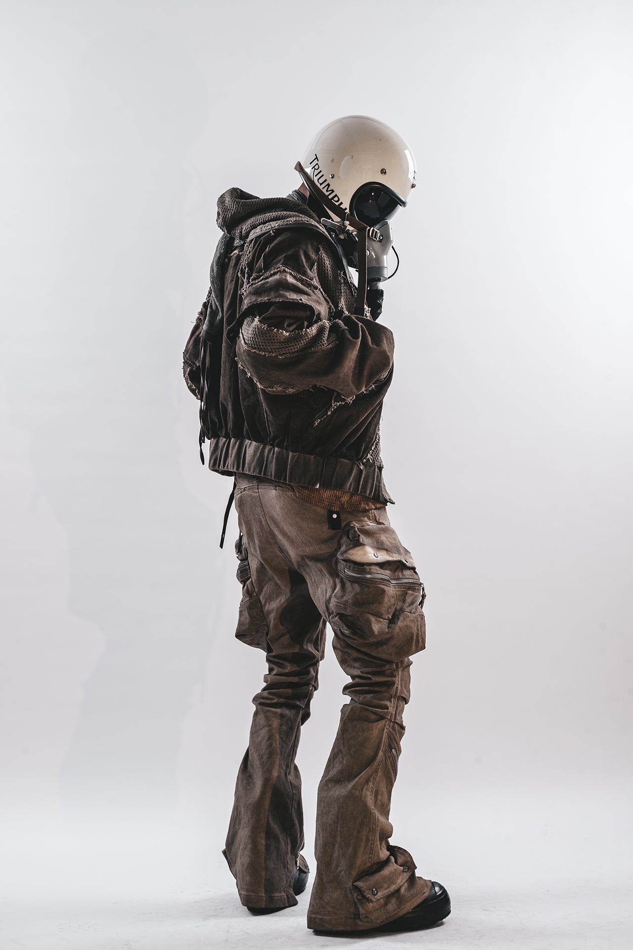 PANTALONI DRKLEI ZIP ARC STACKED