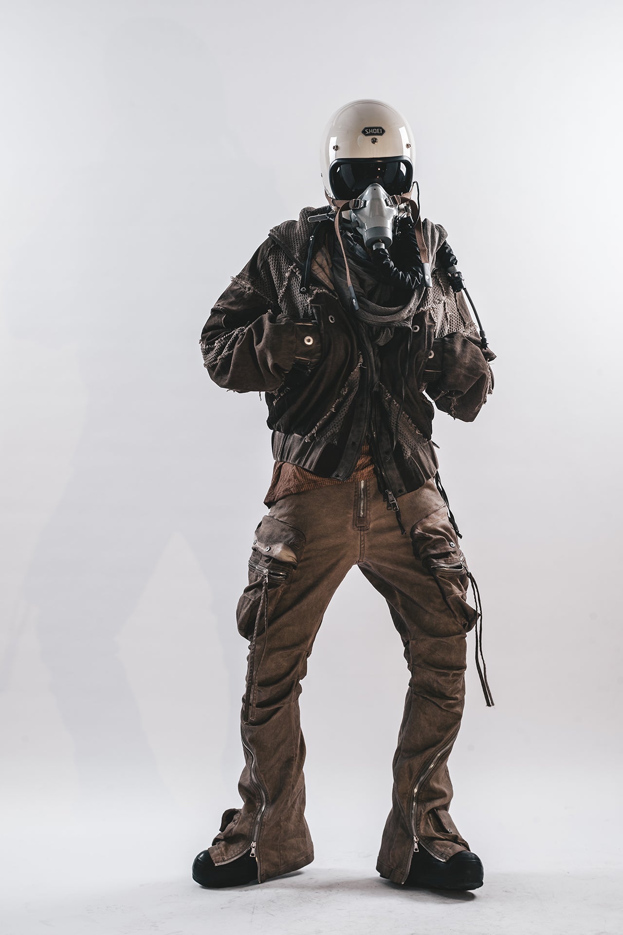 PANTALONI DRKLEI ZIP ARC STACKED