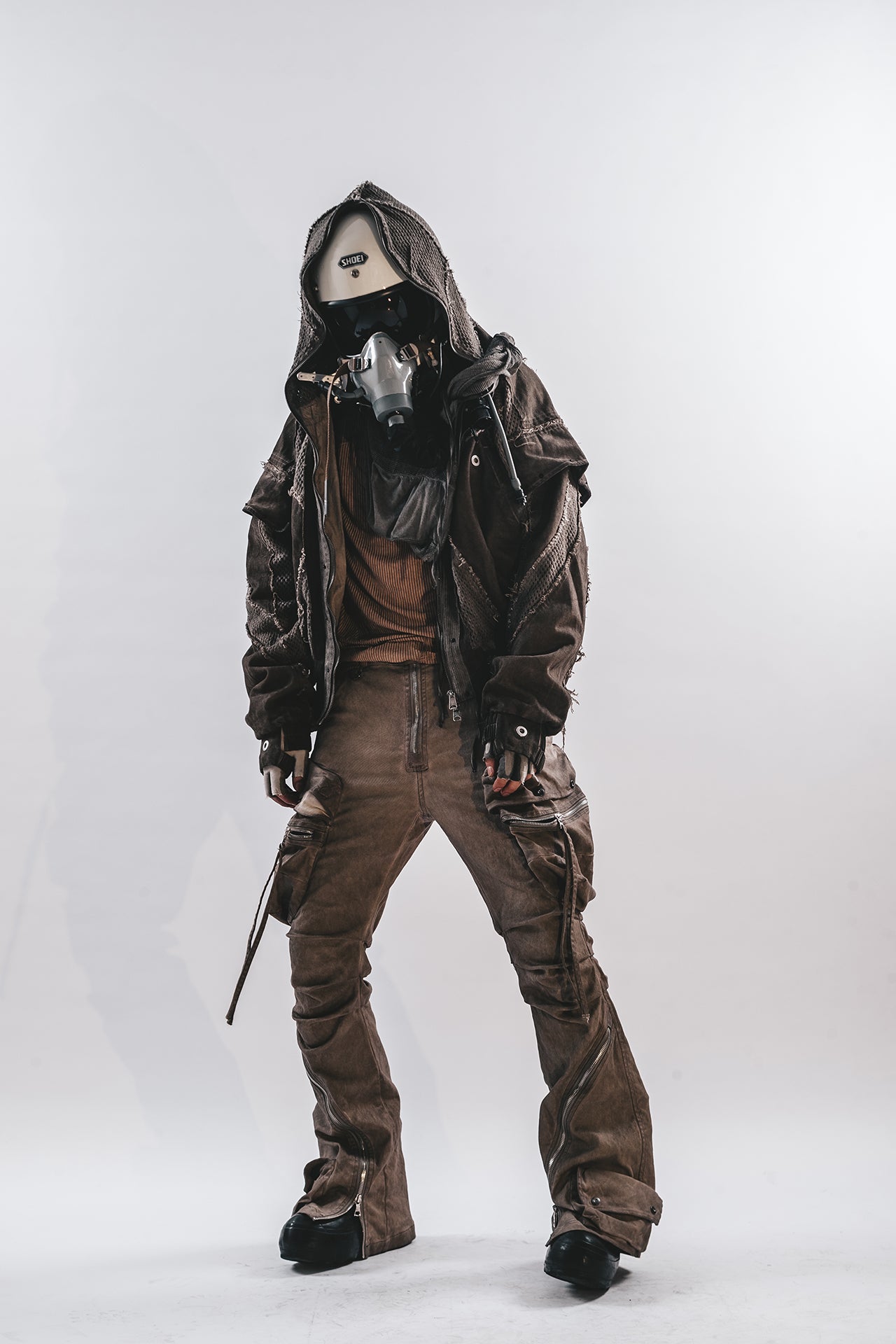 PANTALONI DRKLEI ZIP ARC STACKED