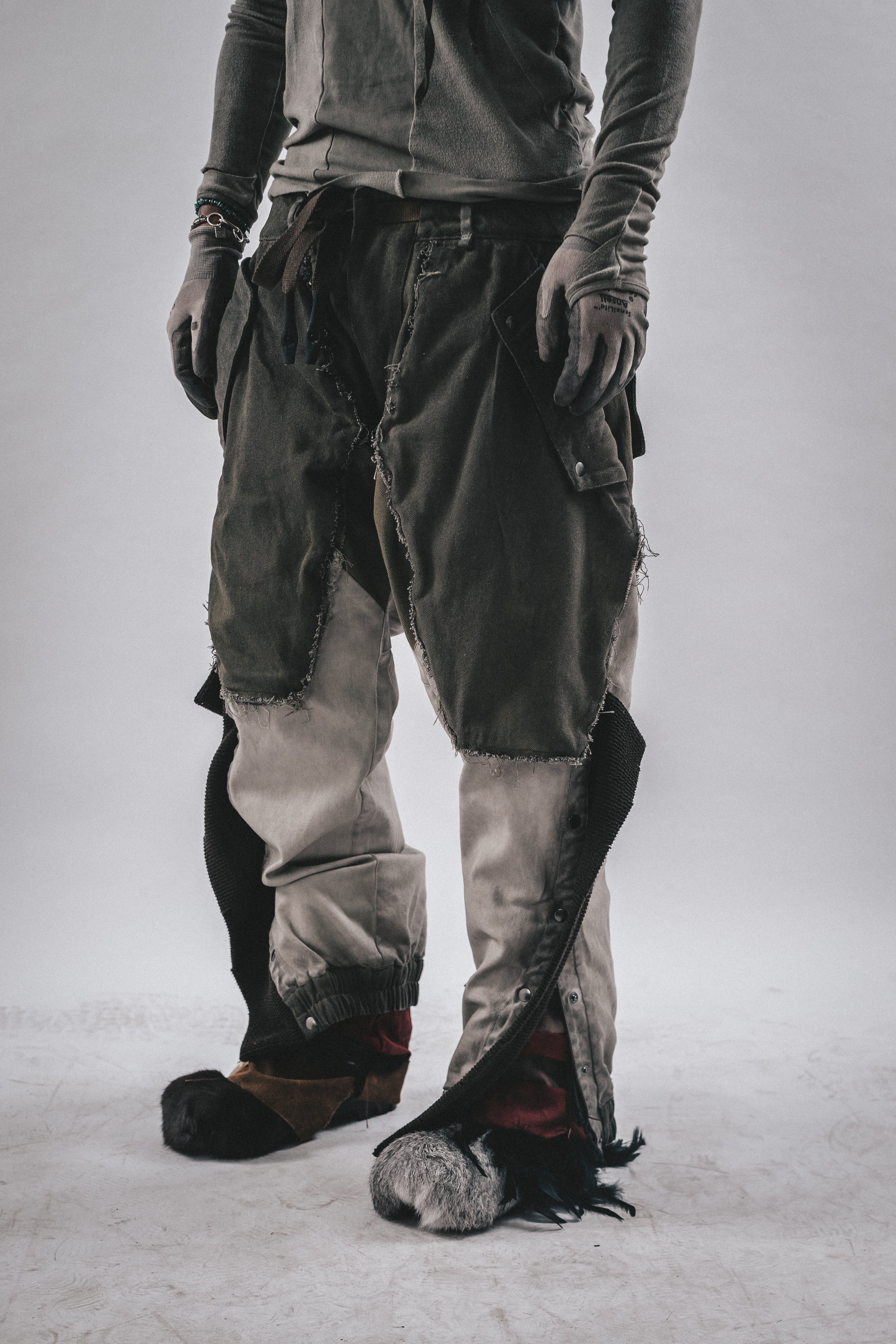 PANTALONI DRKLEI NOMAD WASTELAND PATCHWORK