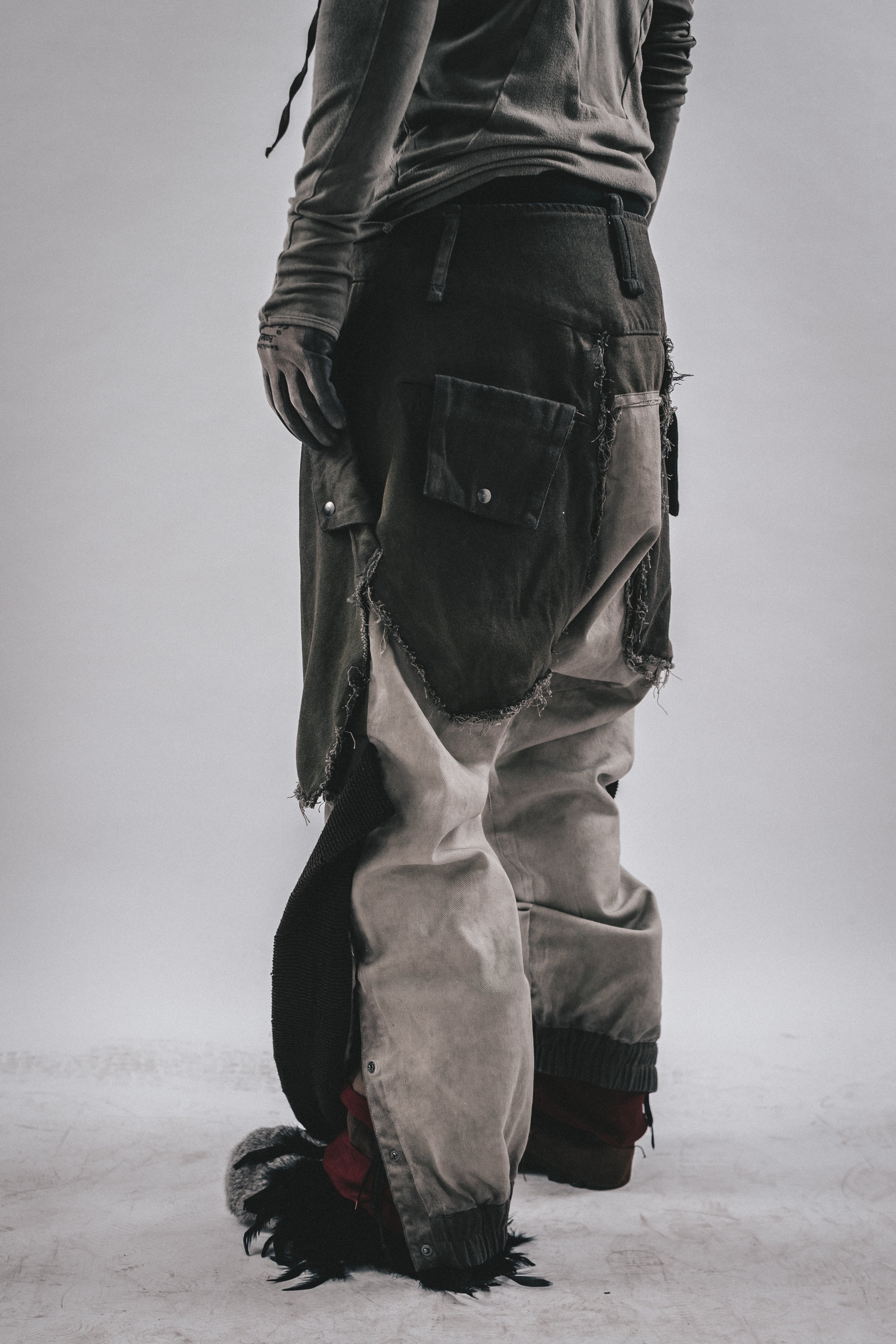 PANTALONI DRKLEI NOMAD WASTELAND PATCHWORK