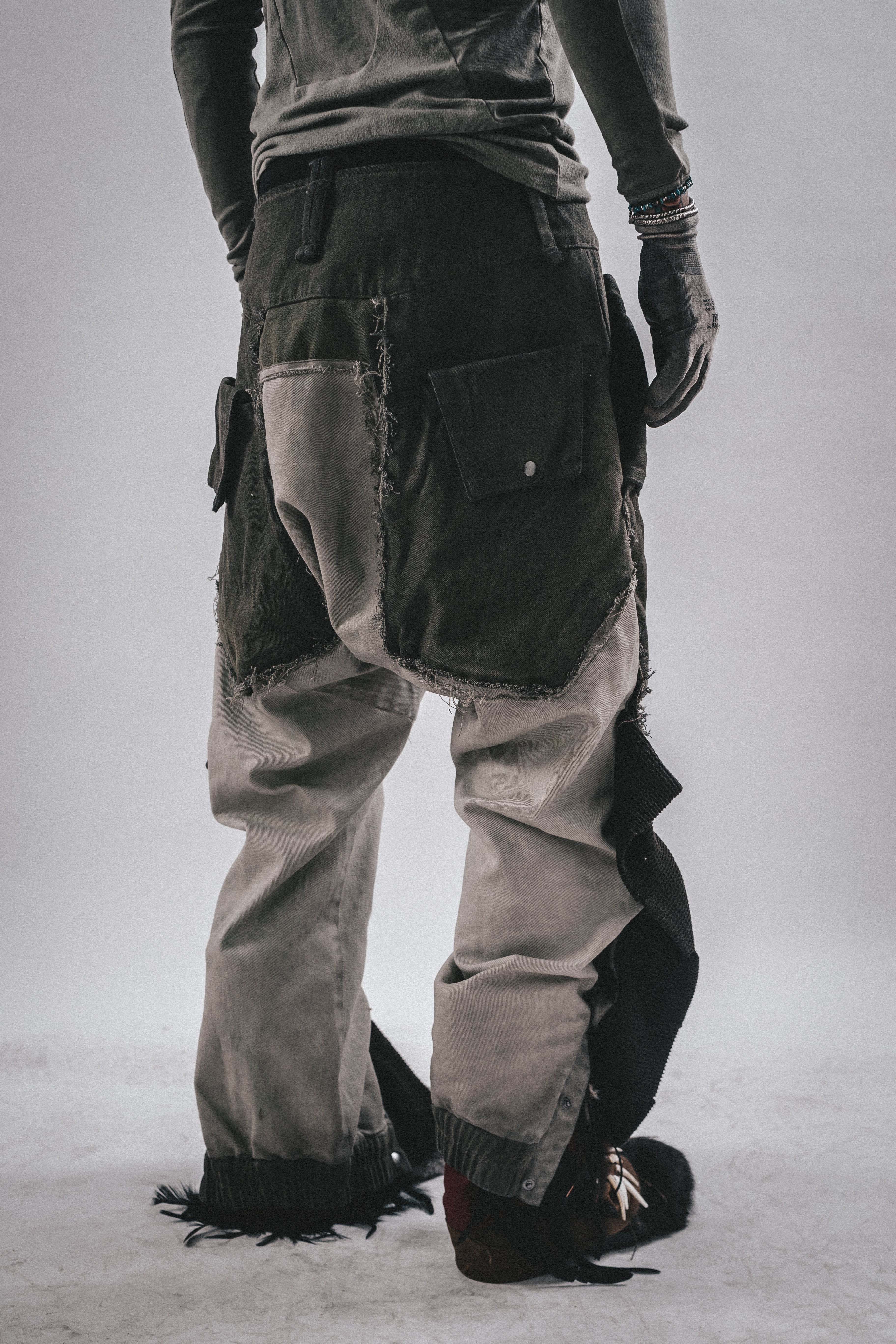 PANTALONI DRKLEI NOMAD WASTELAND PATCHWORK