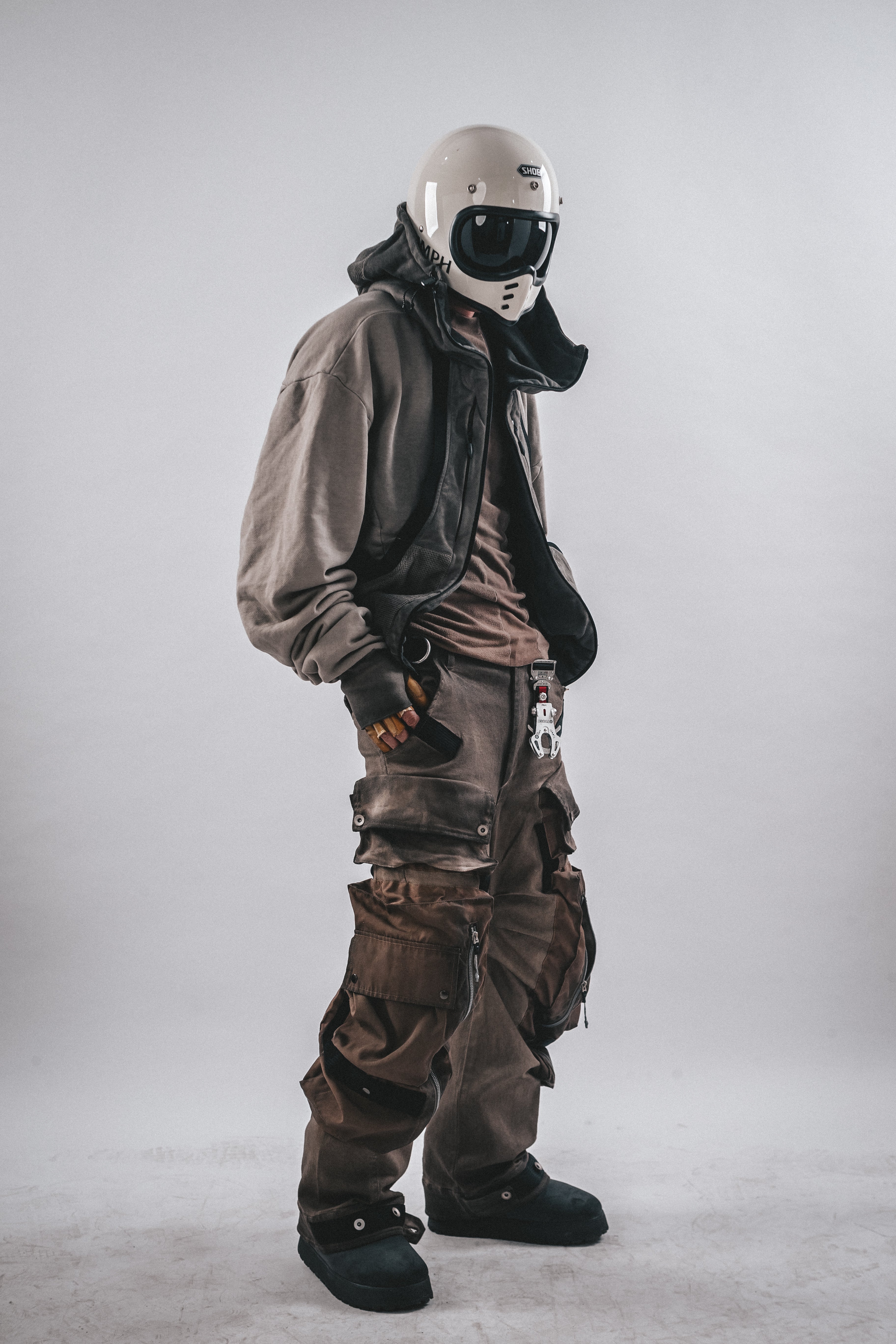 FELPA CON CAPPUCCIO DRKLEI DUNE WASHED GRADIENT