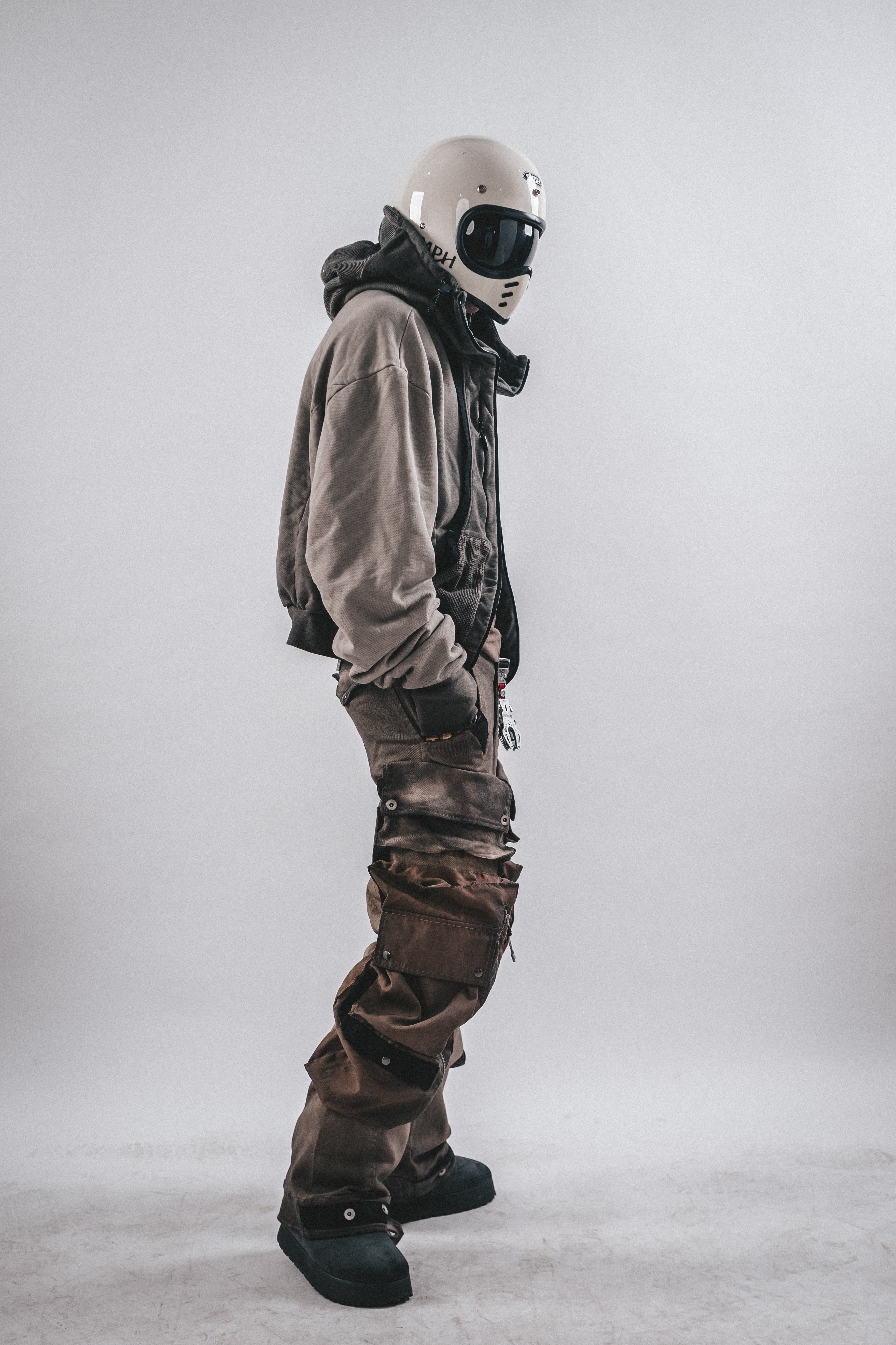 FELPA CON CAPPUCCIO DRKLEI DUNE WASHED GRADIENT