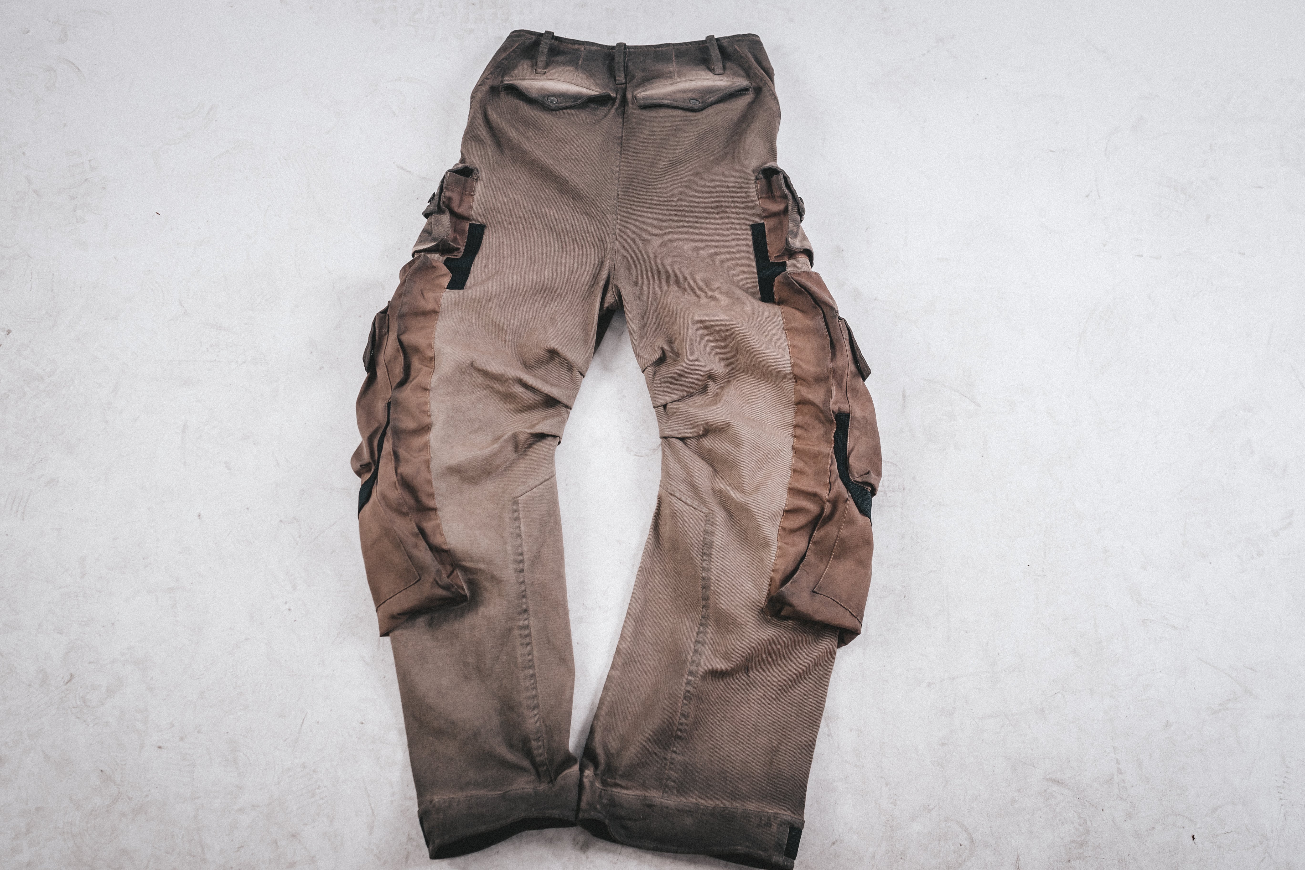 PANTALONI DA PARACADUTISTA CON LAMA CURVA DRKLEI