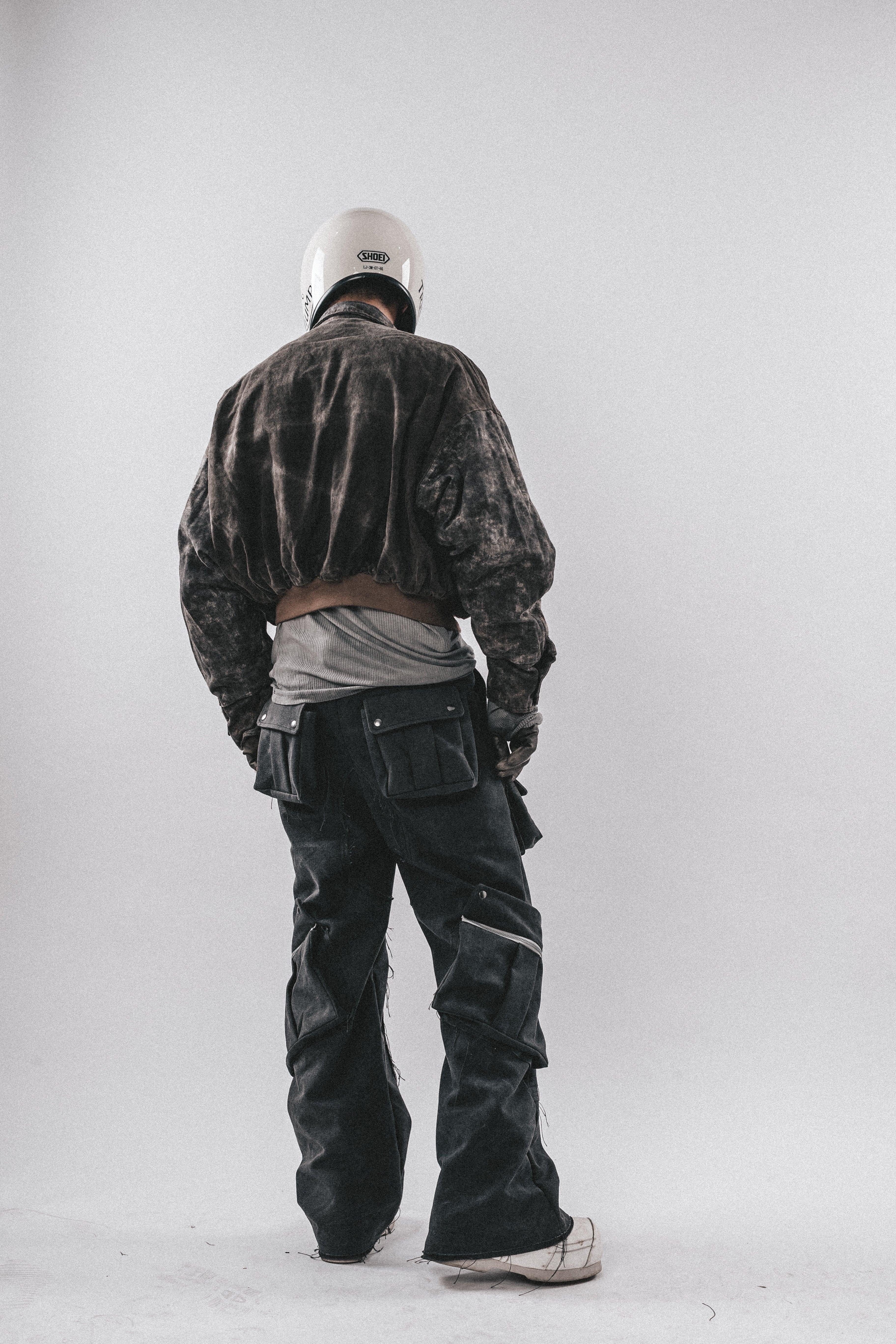 Giacca cargo mimetica sporca