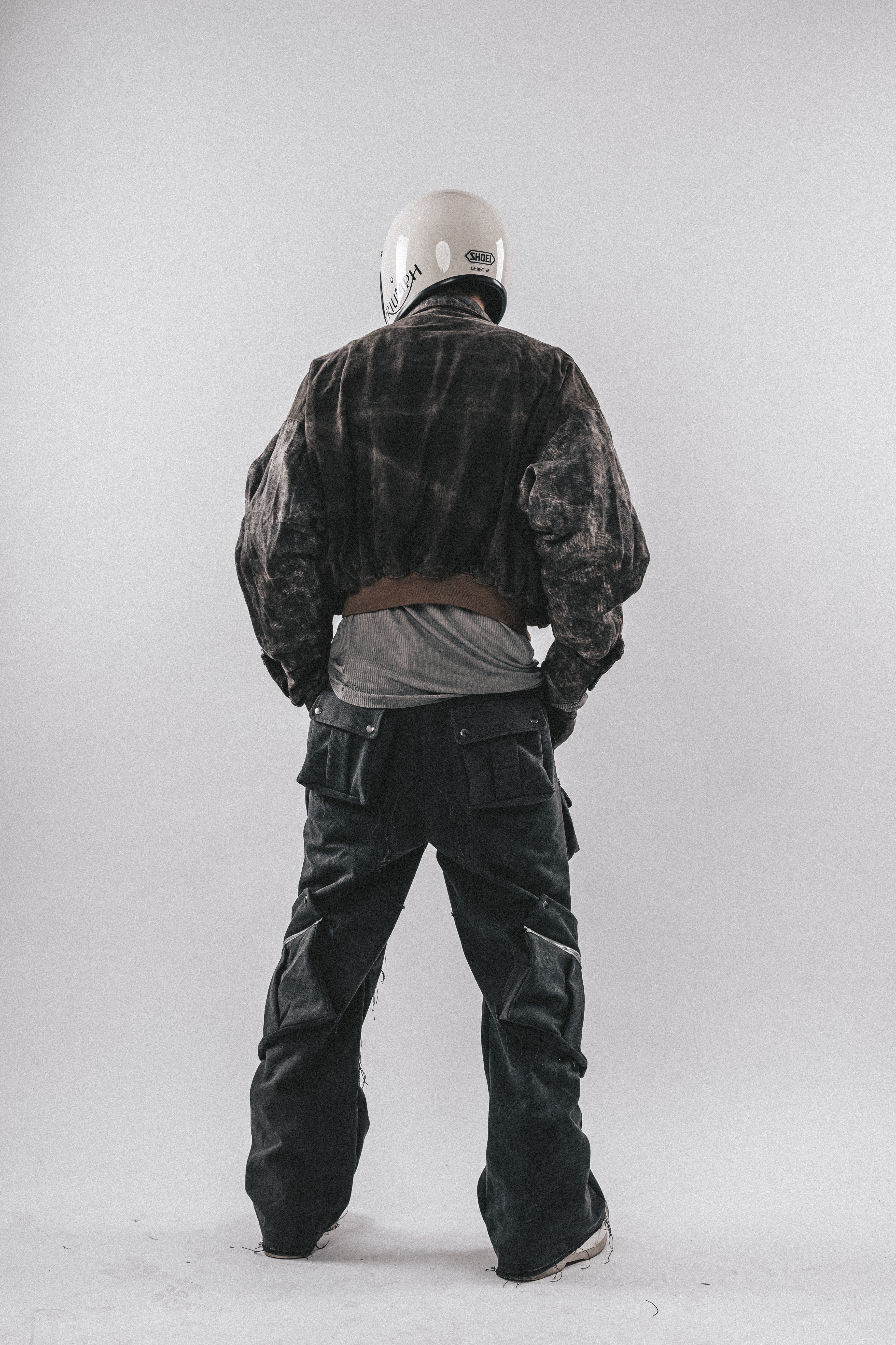 Giacca cargo mimetica sporca