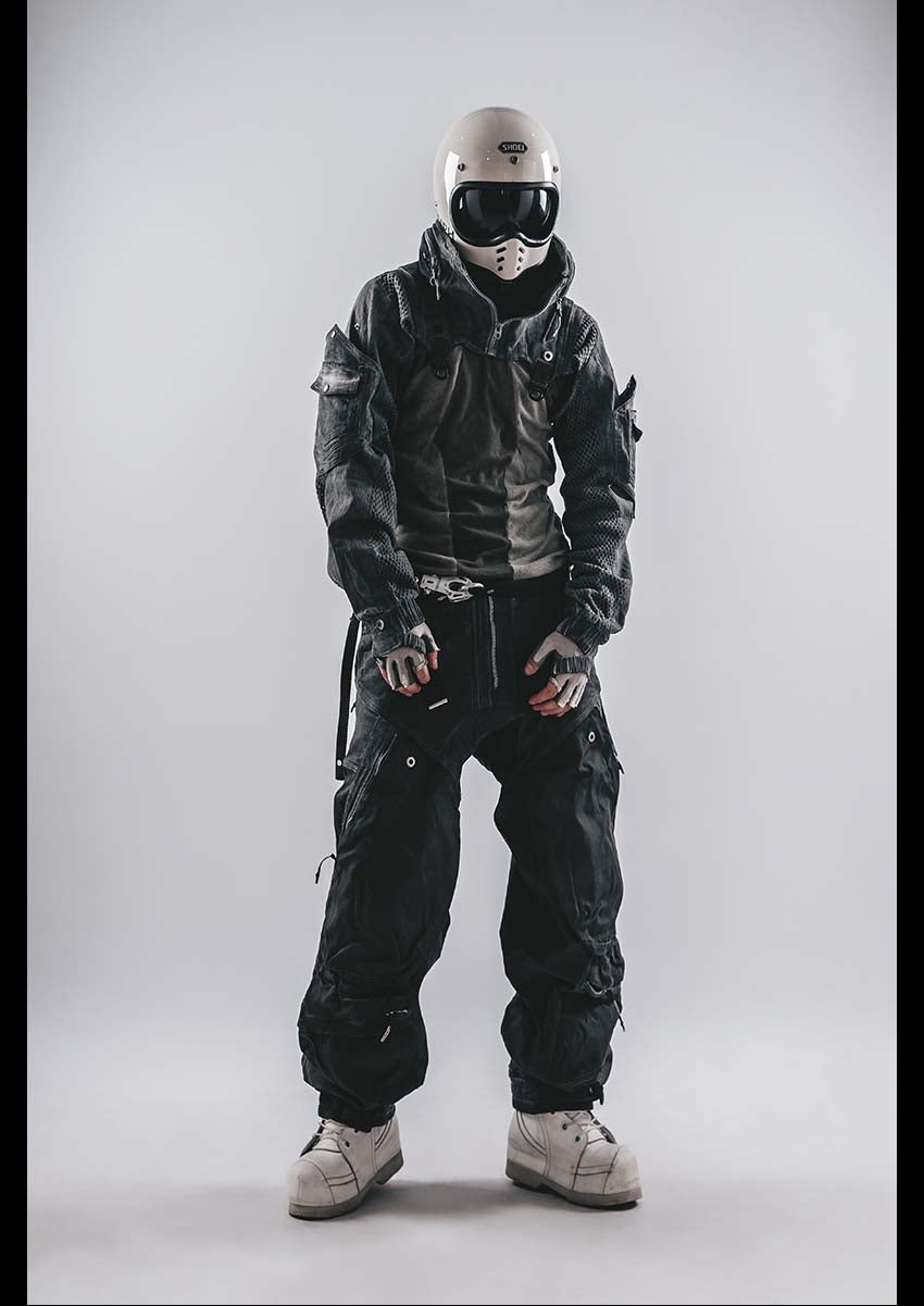 DRKLEI WASTELAND HOODED CAPE JACKET