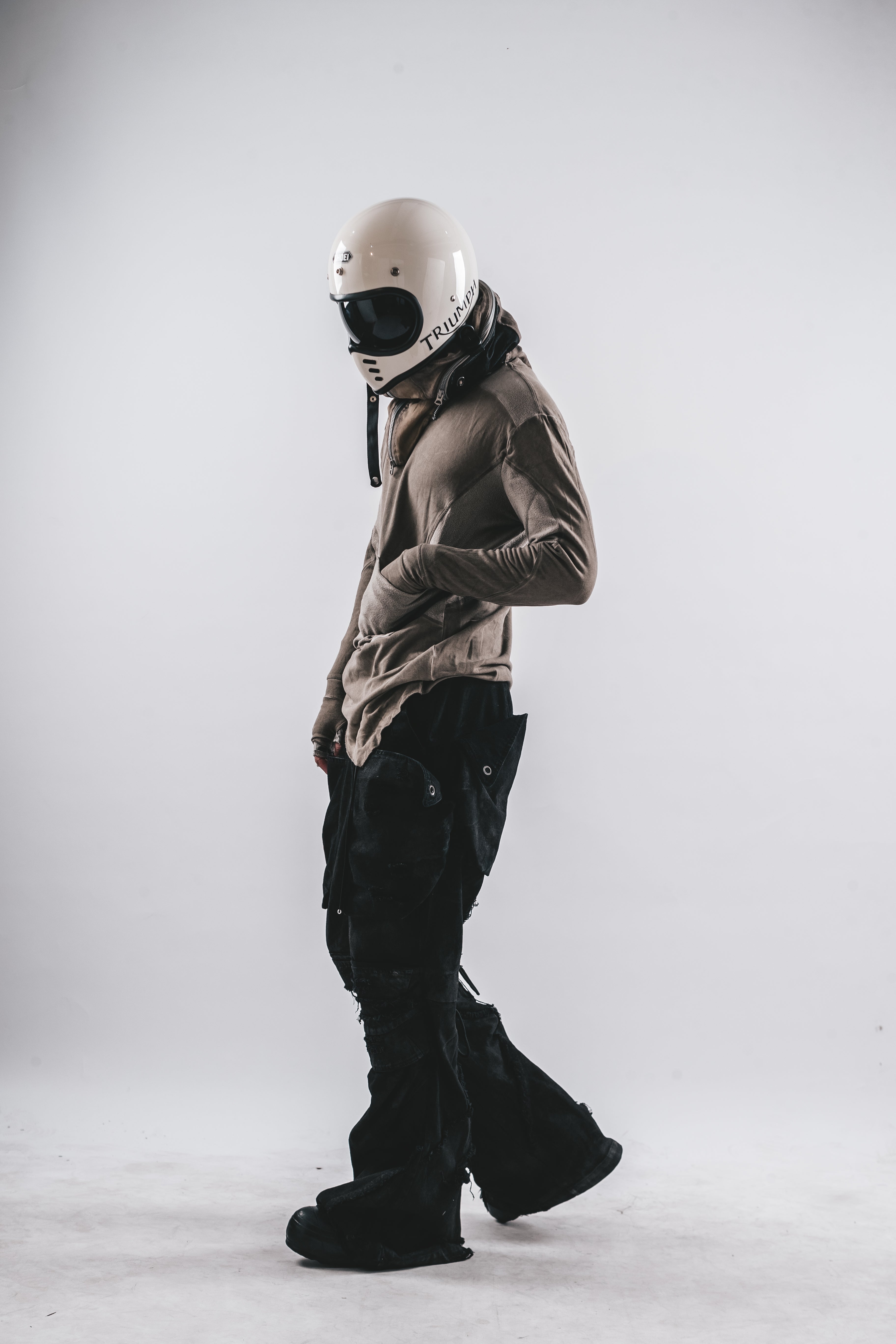 DRKLEI WASHED PATCHED LONG TEE