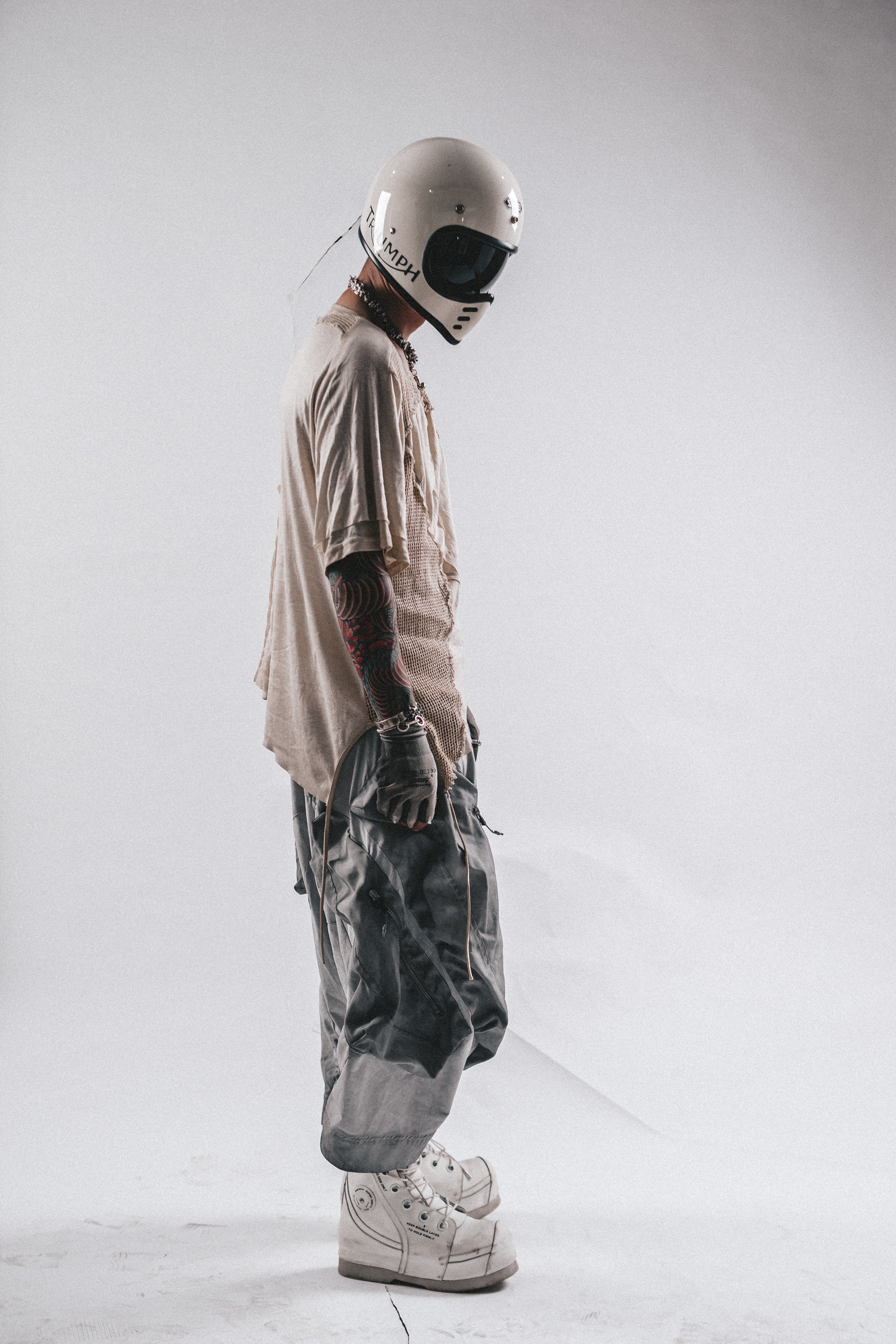 T-SHIRT DRKLEI MESHSCAR SLASH