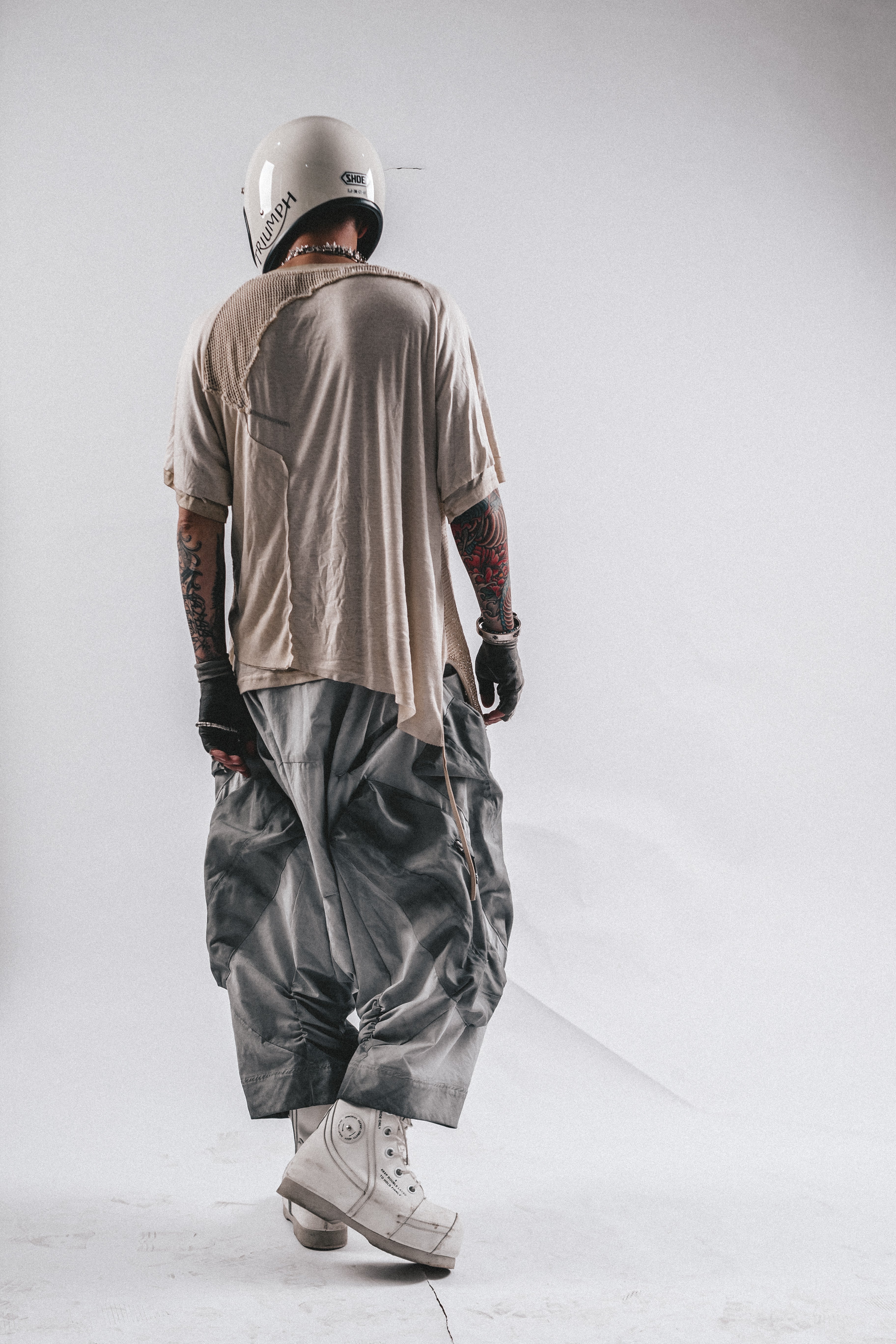 T-SHIRT DRKLEI MESHSCAR SLASH