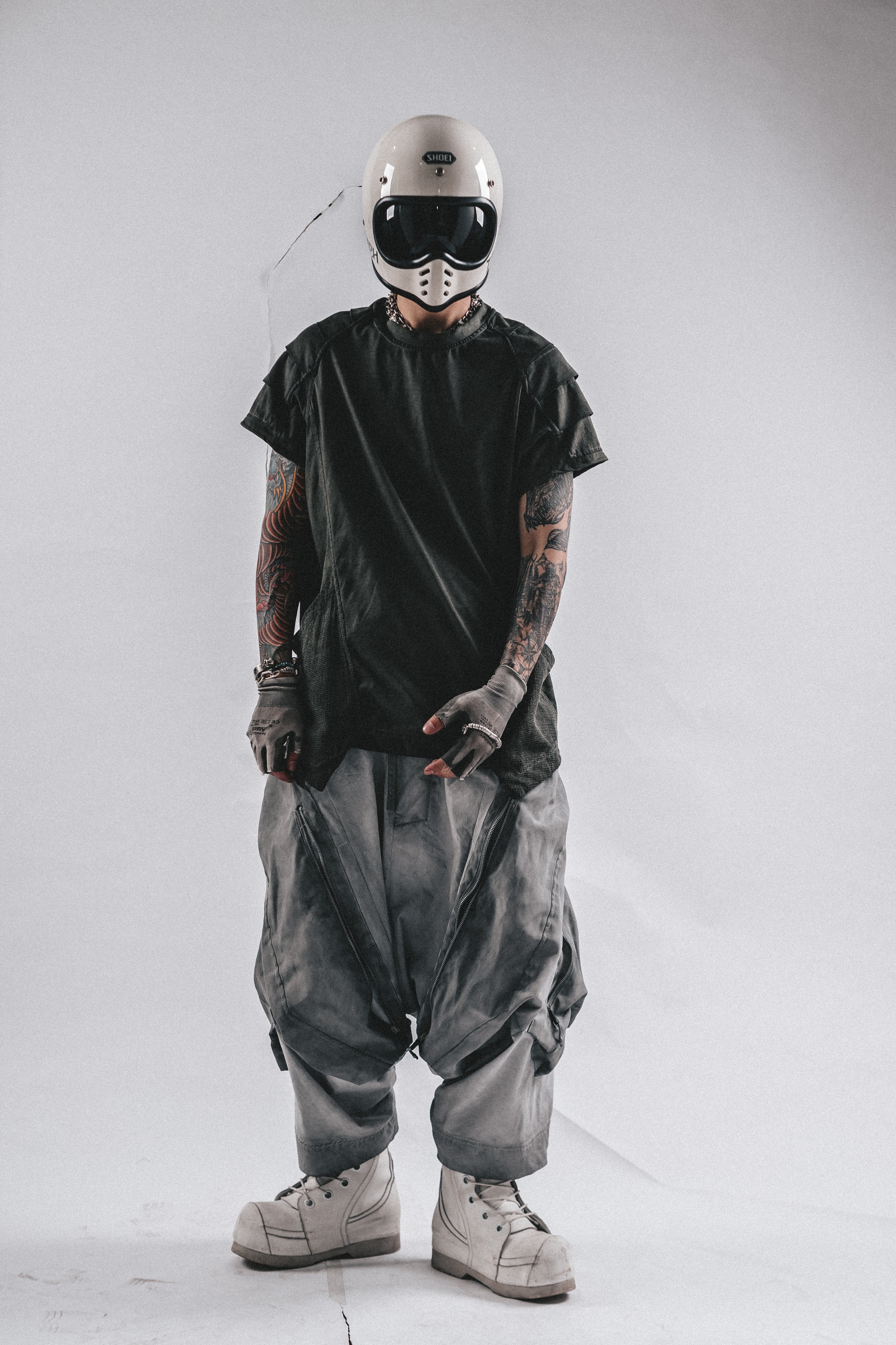 T-SHIRT DRKLEI STITCHBLUR EFFETTO ANTIQUATO