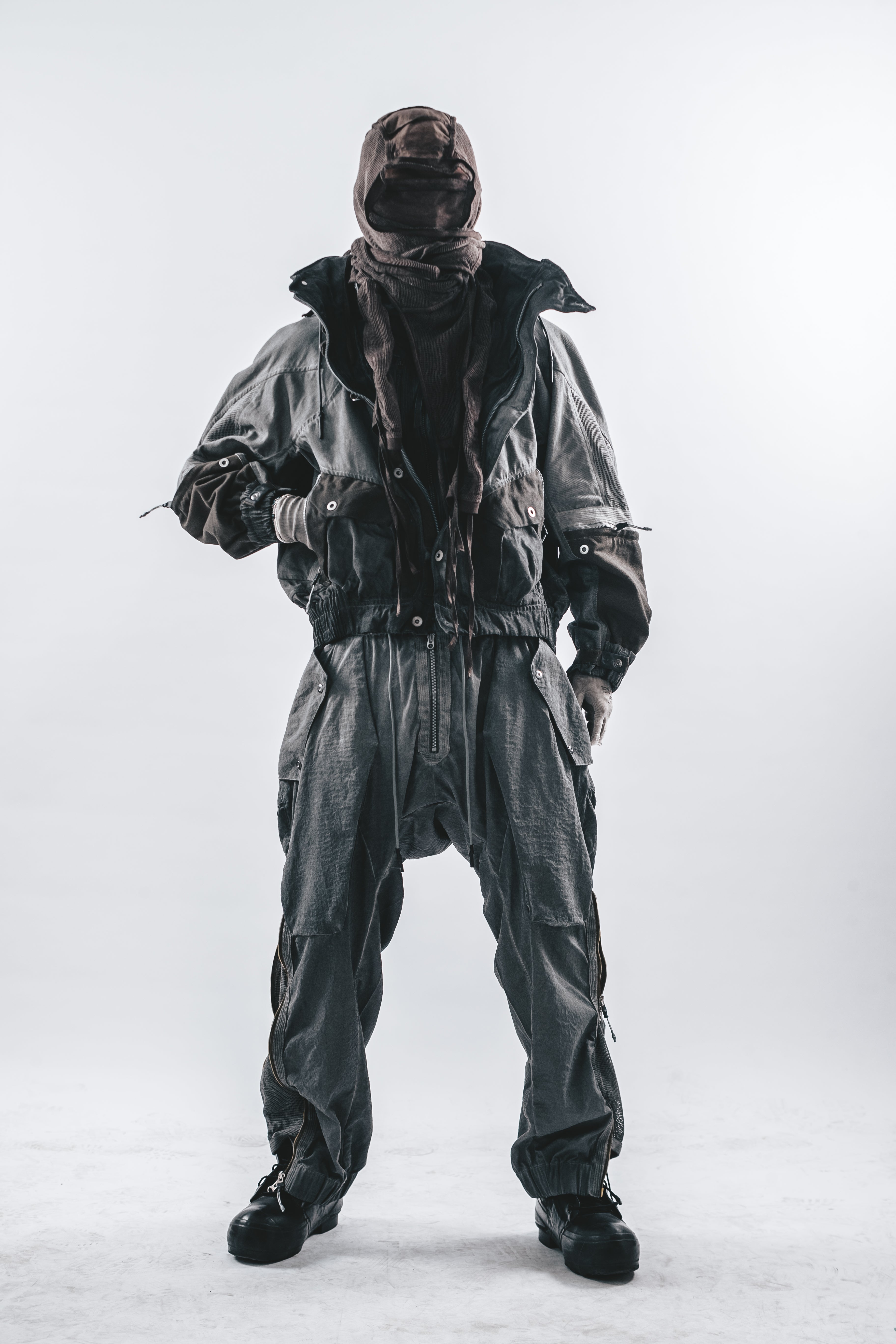 DRKLEI MODULAR STAND-COLLAR JACKET