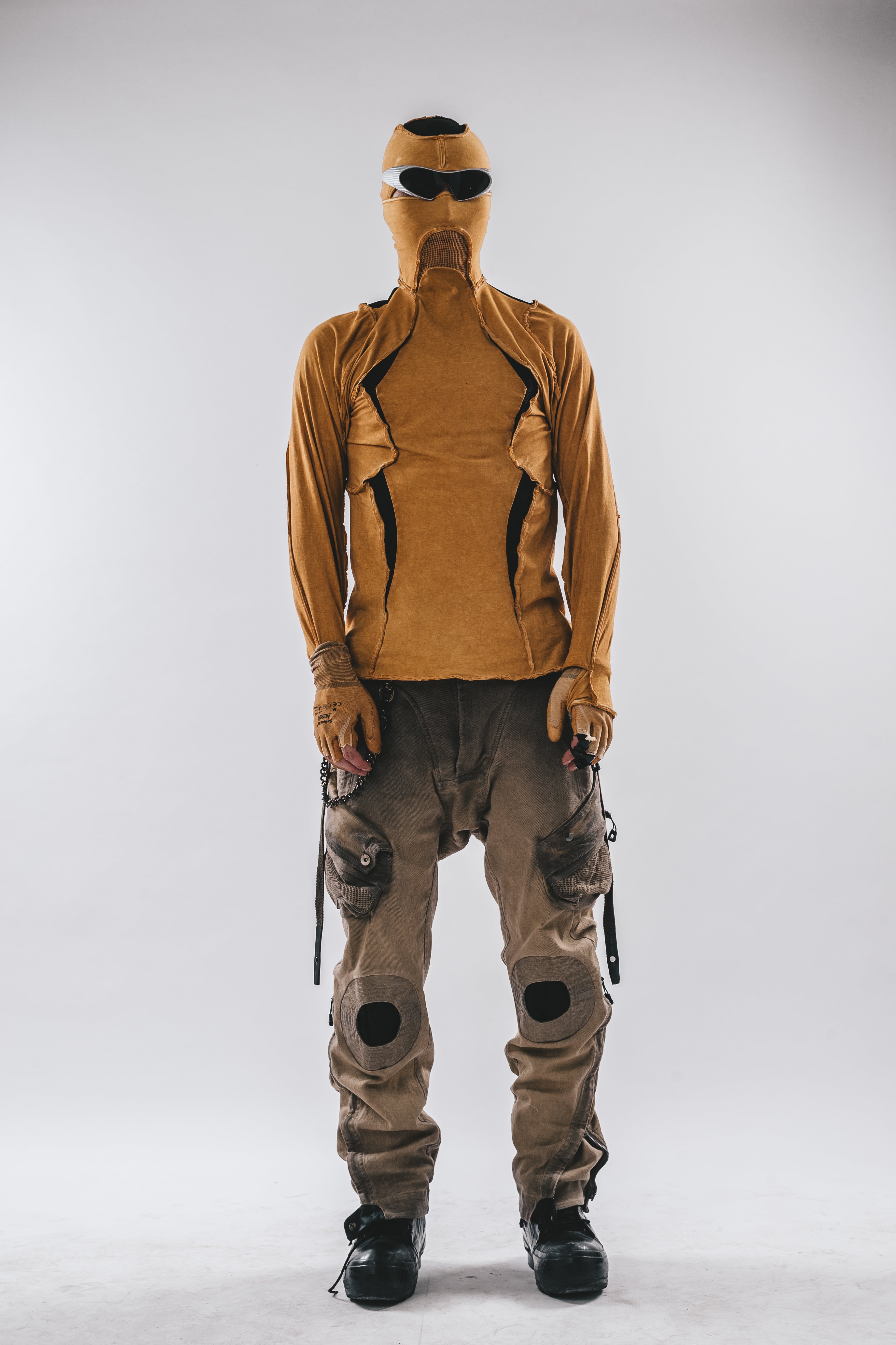 Maglietta a maniche lunghe con cappuccio Ninja Cardinal