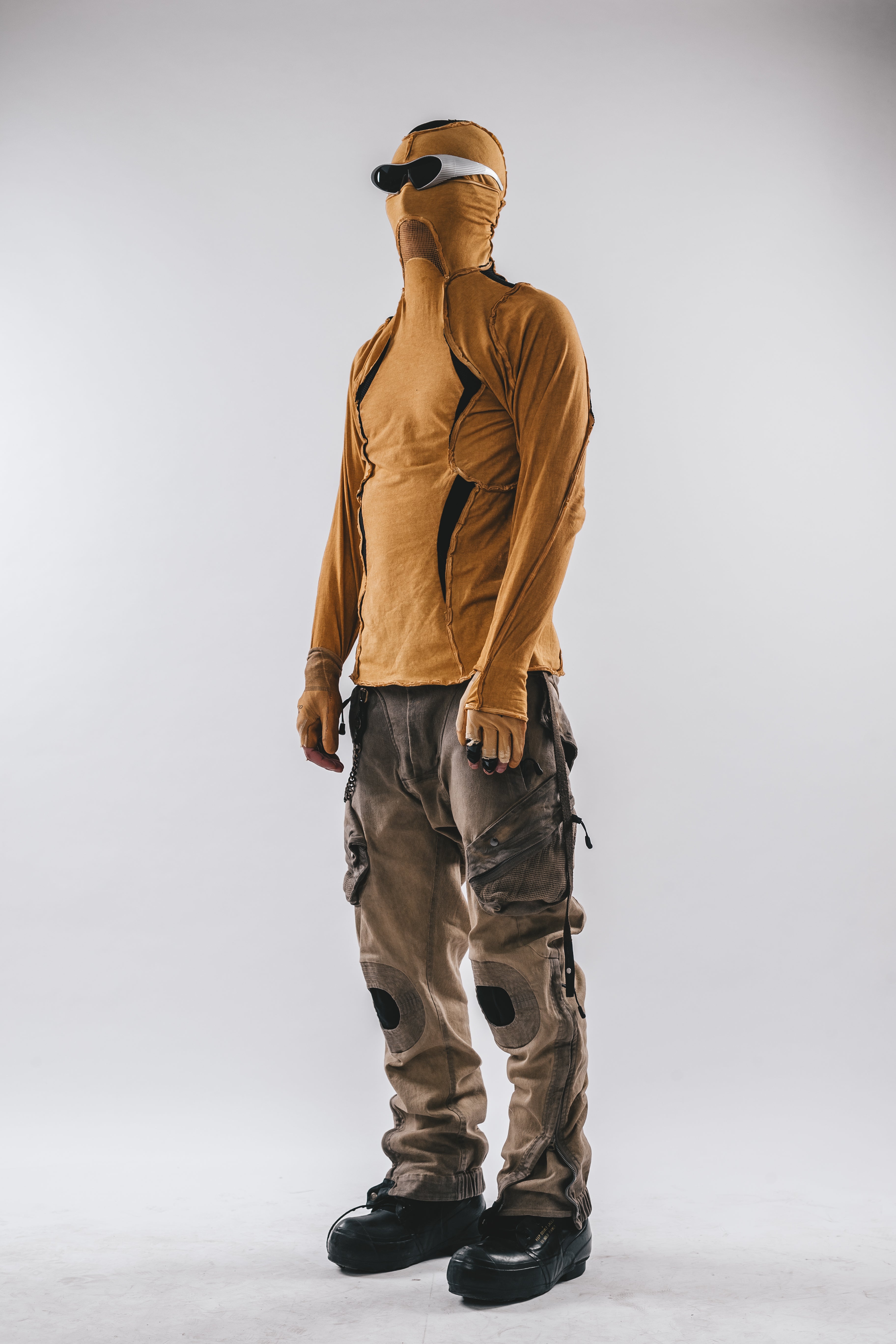 Maglietta a maniche lunghe con cappuccio Ninja Cardinal