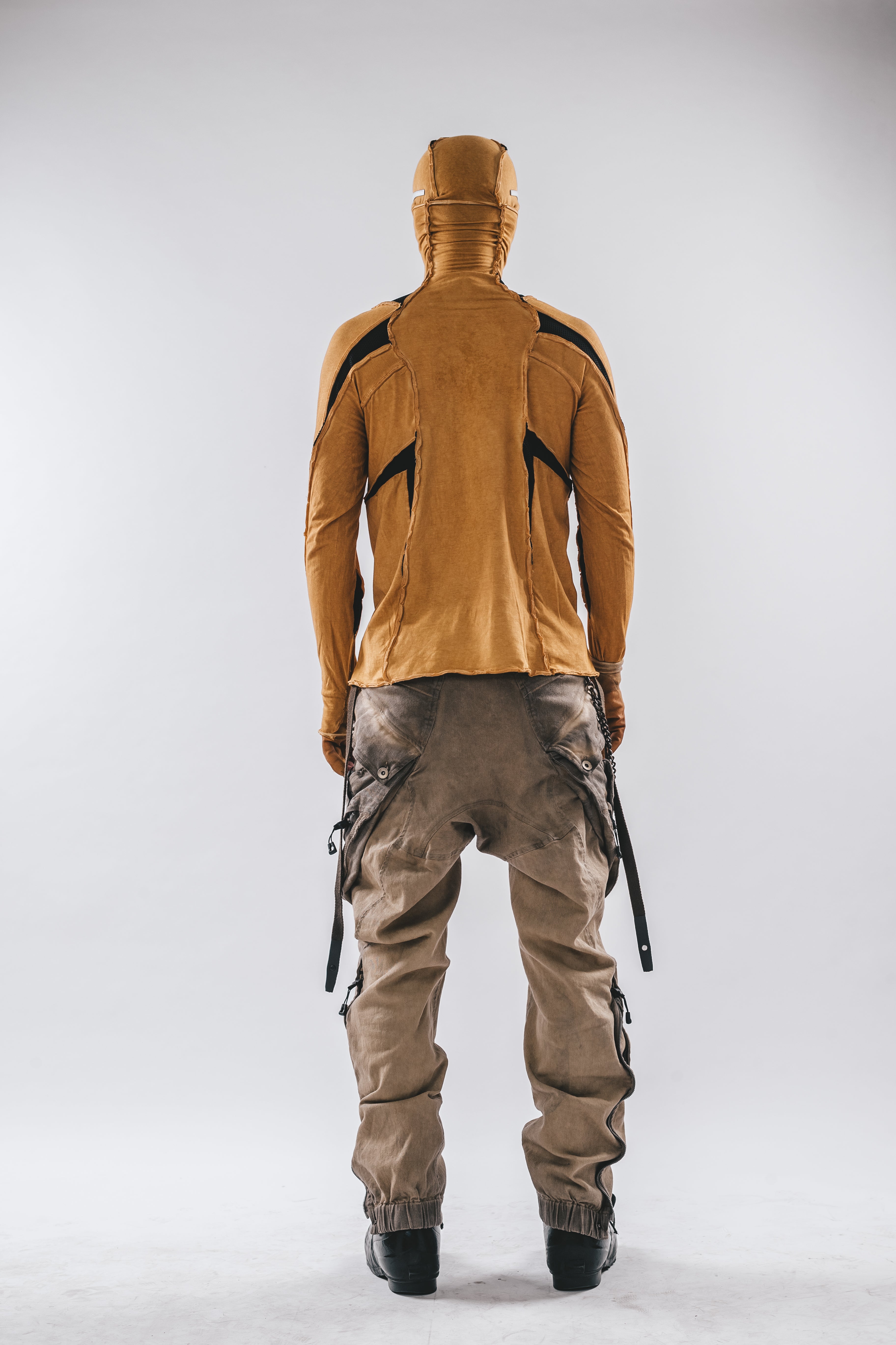 Maglietta a maniche lunghe con cappuccio Ninja Cardinal