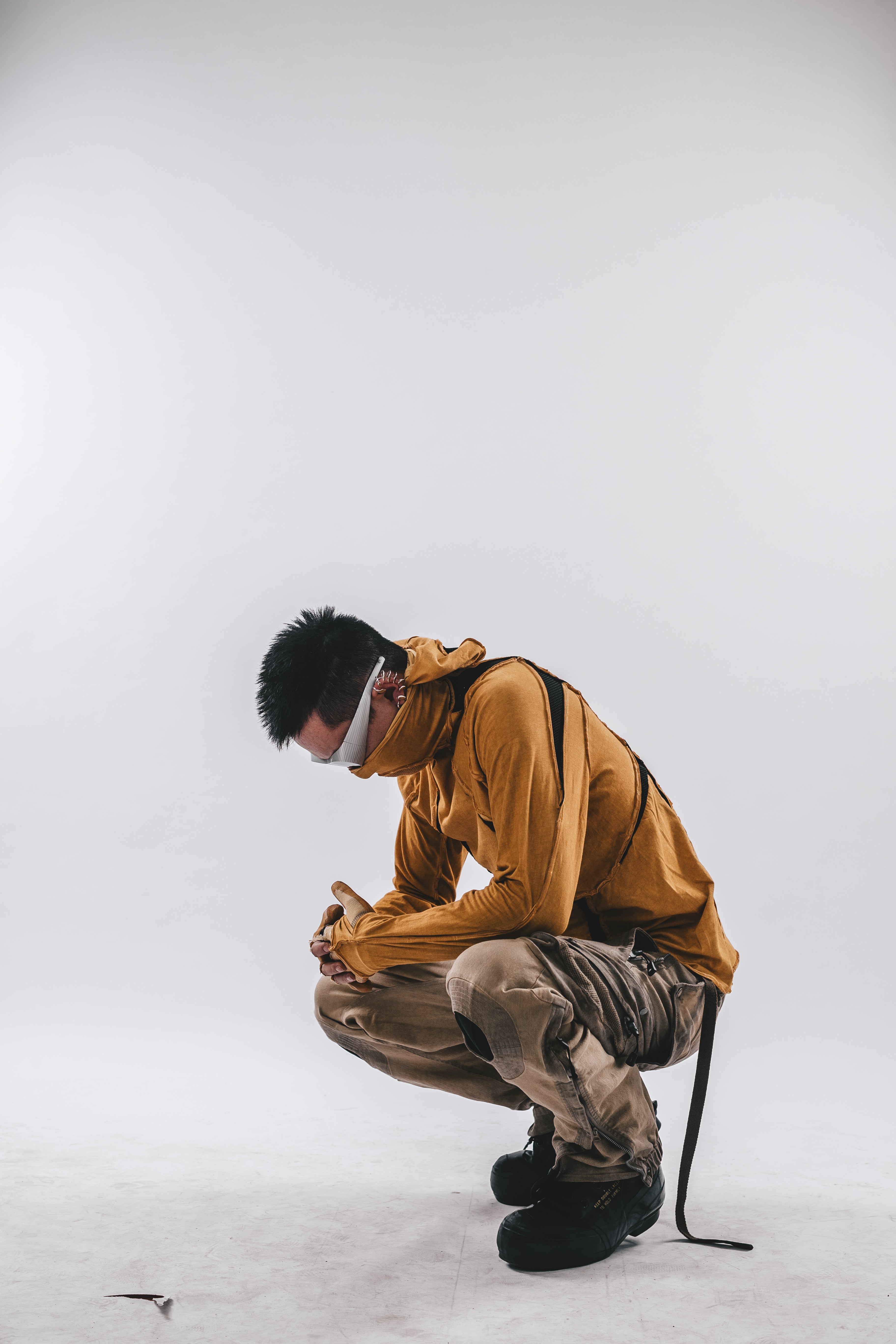 Maglietta a maniche lunghe con cappuccio Ninja Cardinal