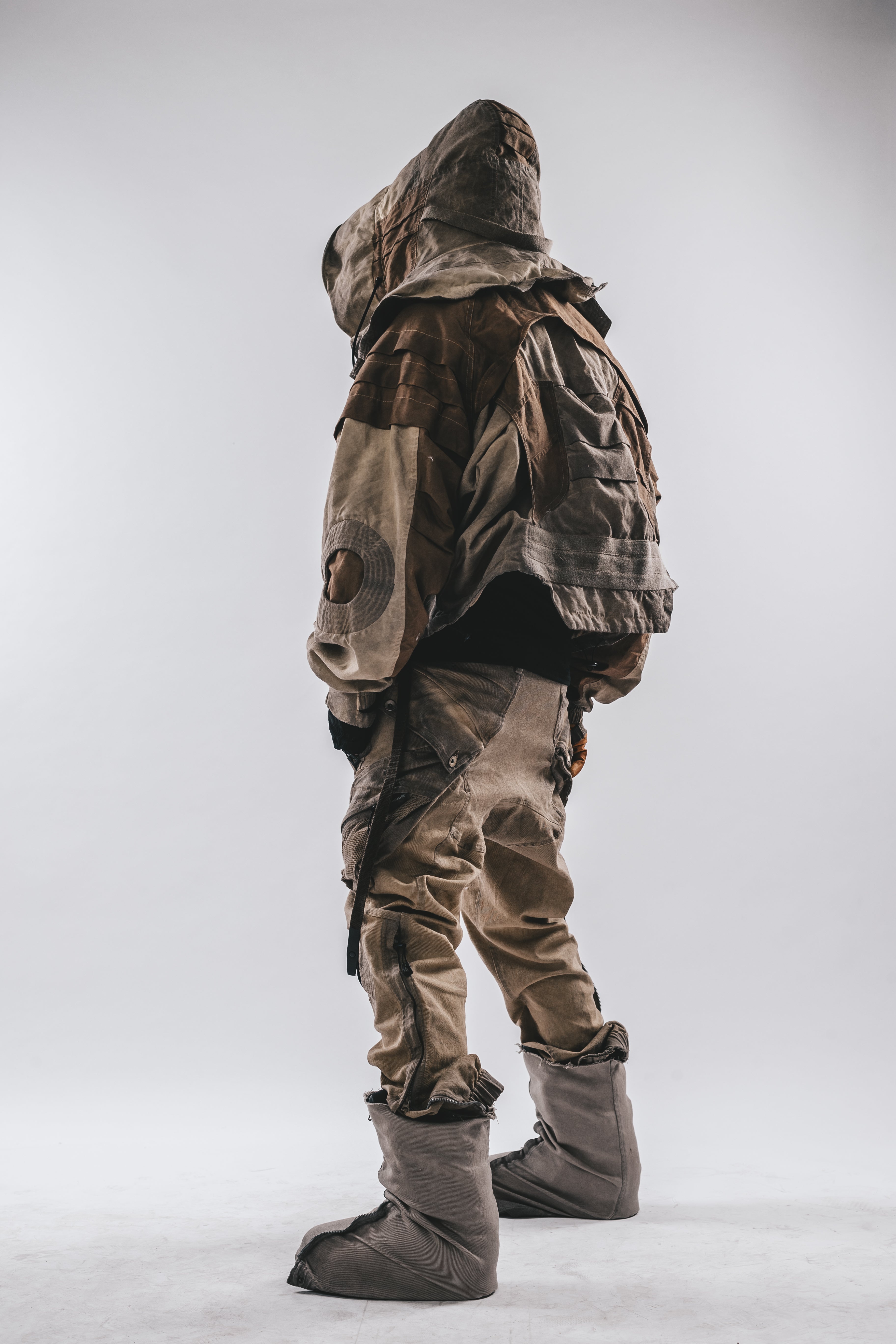 Giacca a pipistrello oversize con cappuccio