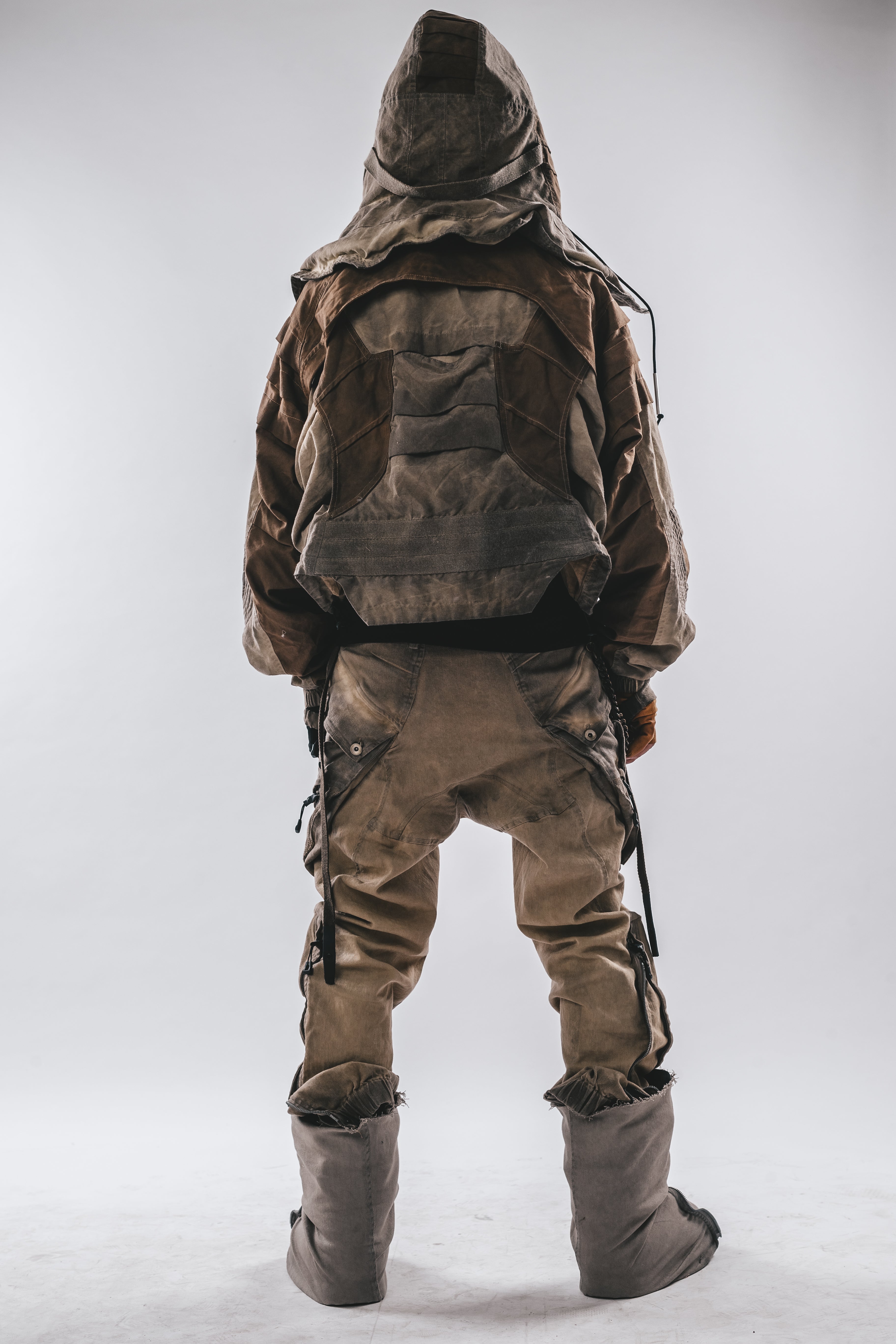 Giacca a pipistrello oversize con cappuccio